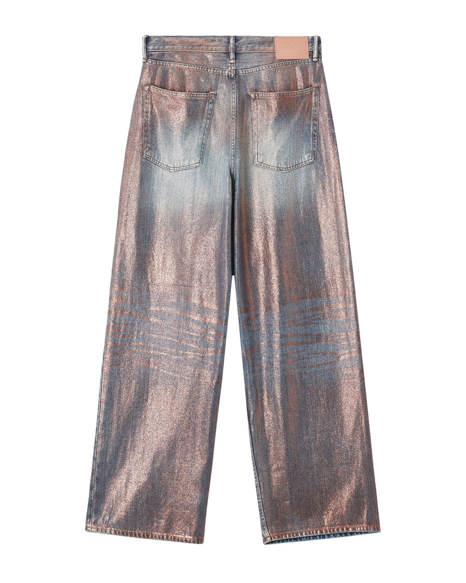 Acne Studios Acne Studios Metallic Rub Color Effect Jeans Size US 30 / EU 46 - 6 Thumbnail