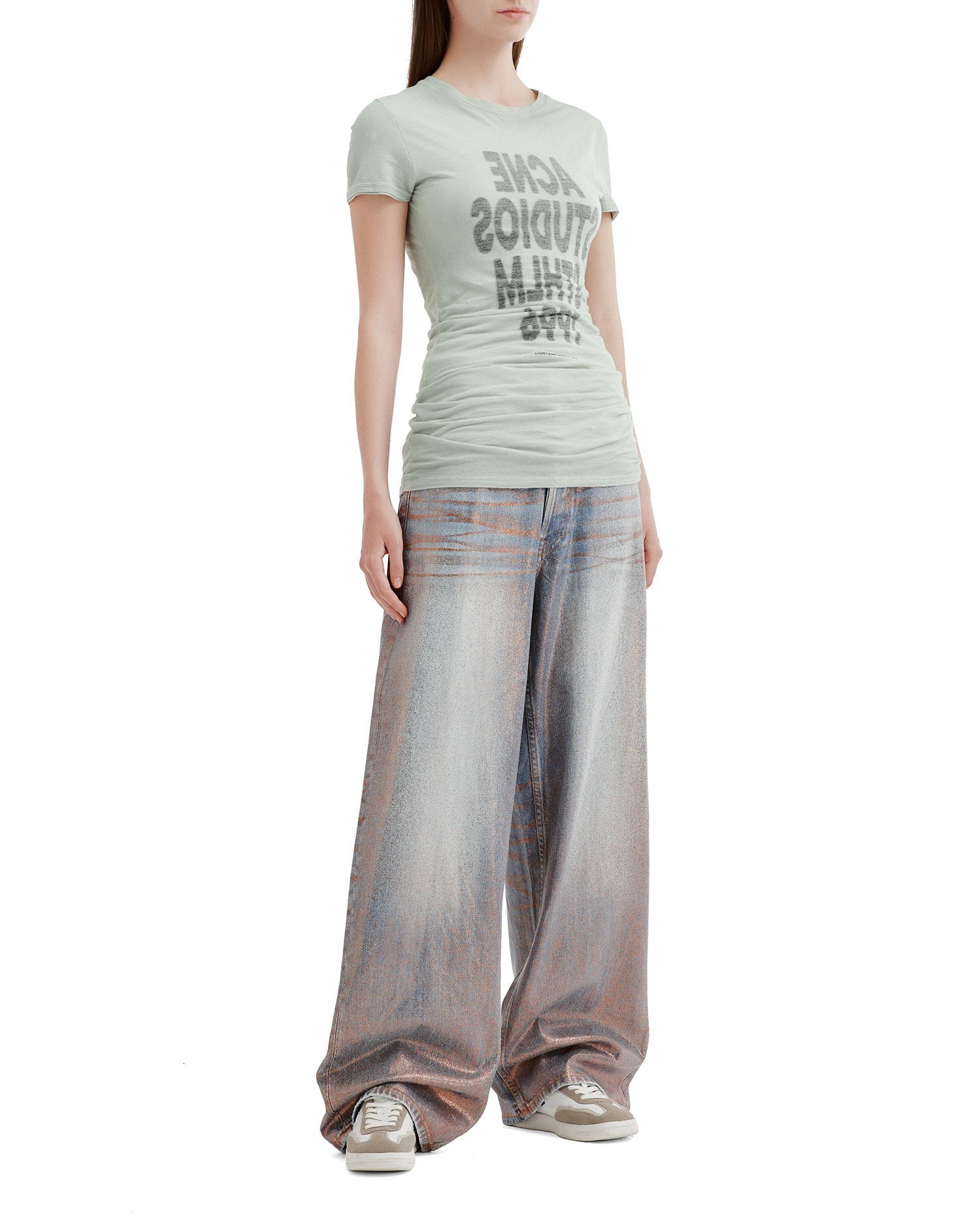 Acne Studios Acne Studios Letter Printed T-Shirt Size S / US 4 / IT 40 - 2 Thumbnail
