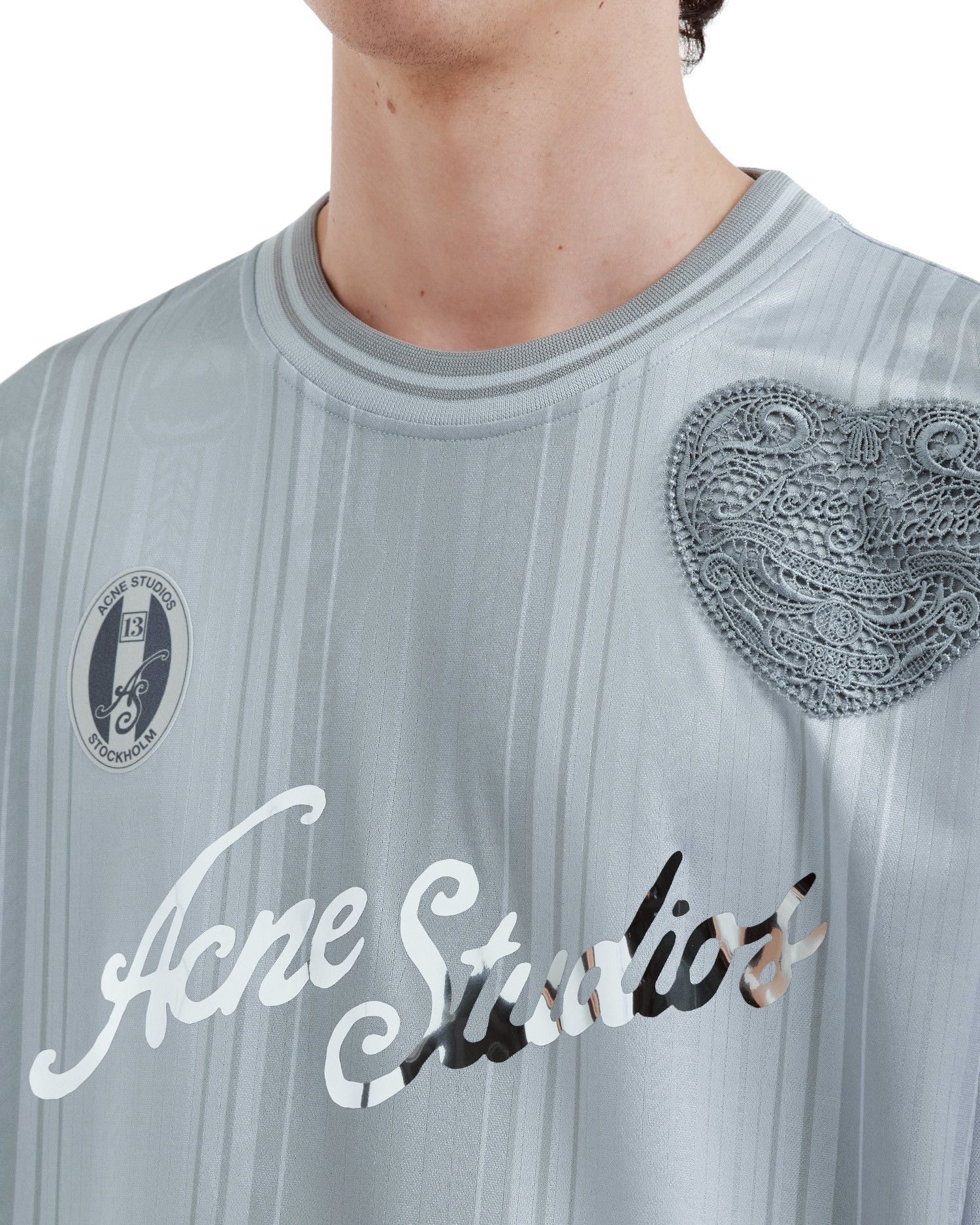 Acne Studios Acne Studios Letter Graphic Design Long Sleeve Shirt Size US L / EU 52-54 / 3 - 5 Thumbnail