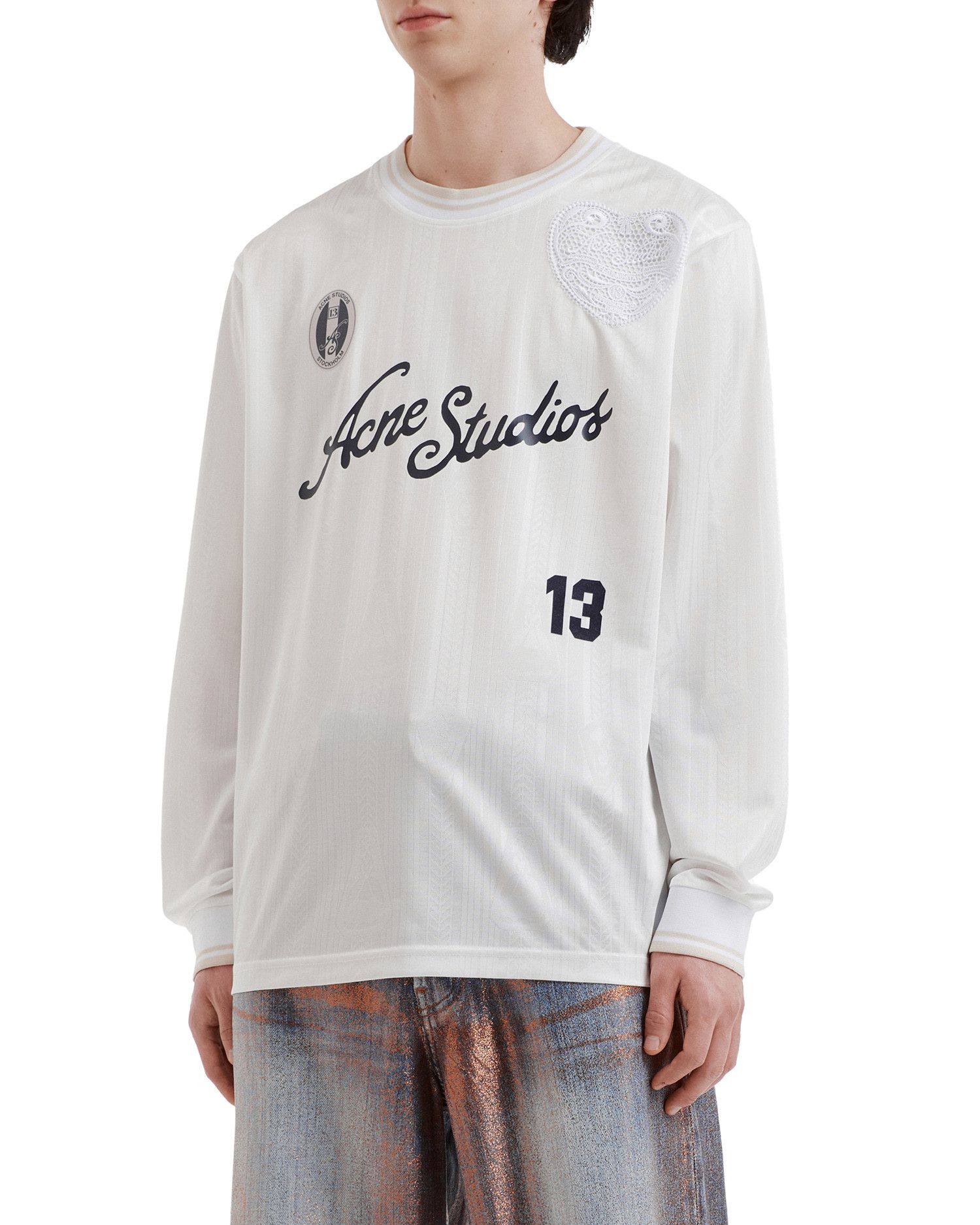 Acne Studios Acne Studios Letter Printed Long Sleeve Top Size US L / EU 52-54 / 3 - 3 Thumbnail