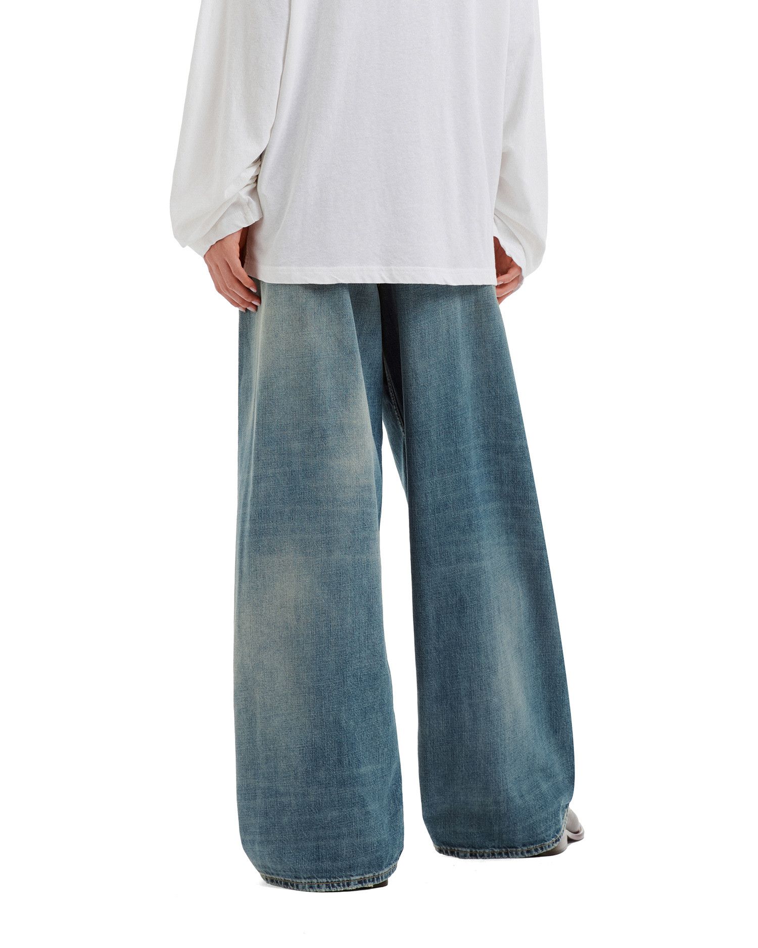 Acne Studios Acne Studios 2023 SUPER BAGGY Ripped Distressed Jeans Size 22" - 4 Thumbnail