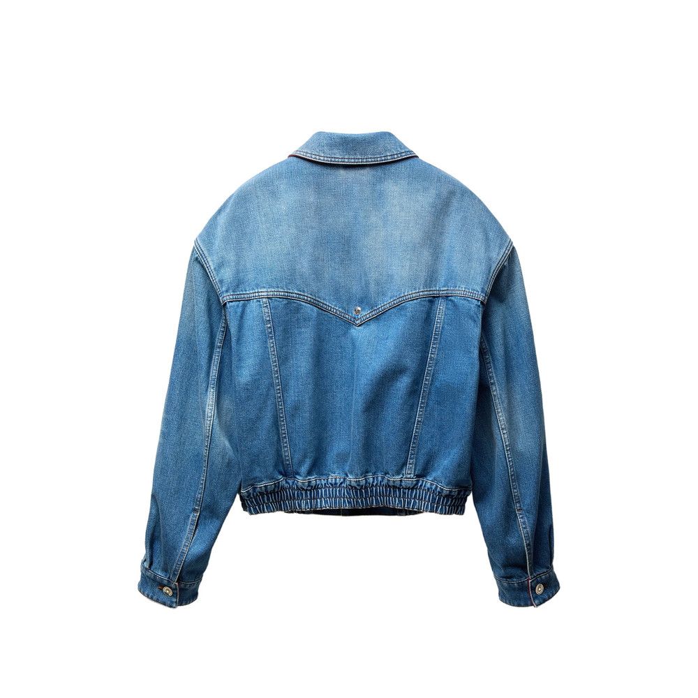 Versace Versace BLUE Jackets - Denim Jackets Size US L / EU 52-54 / 3 - 3 Thumbnail
