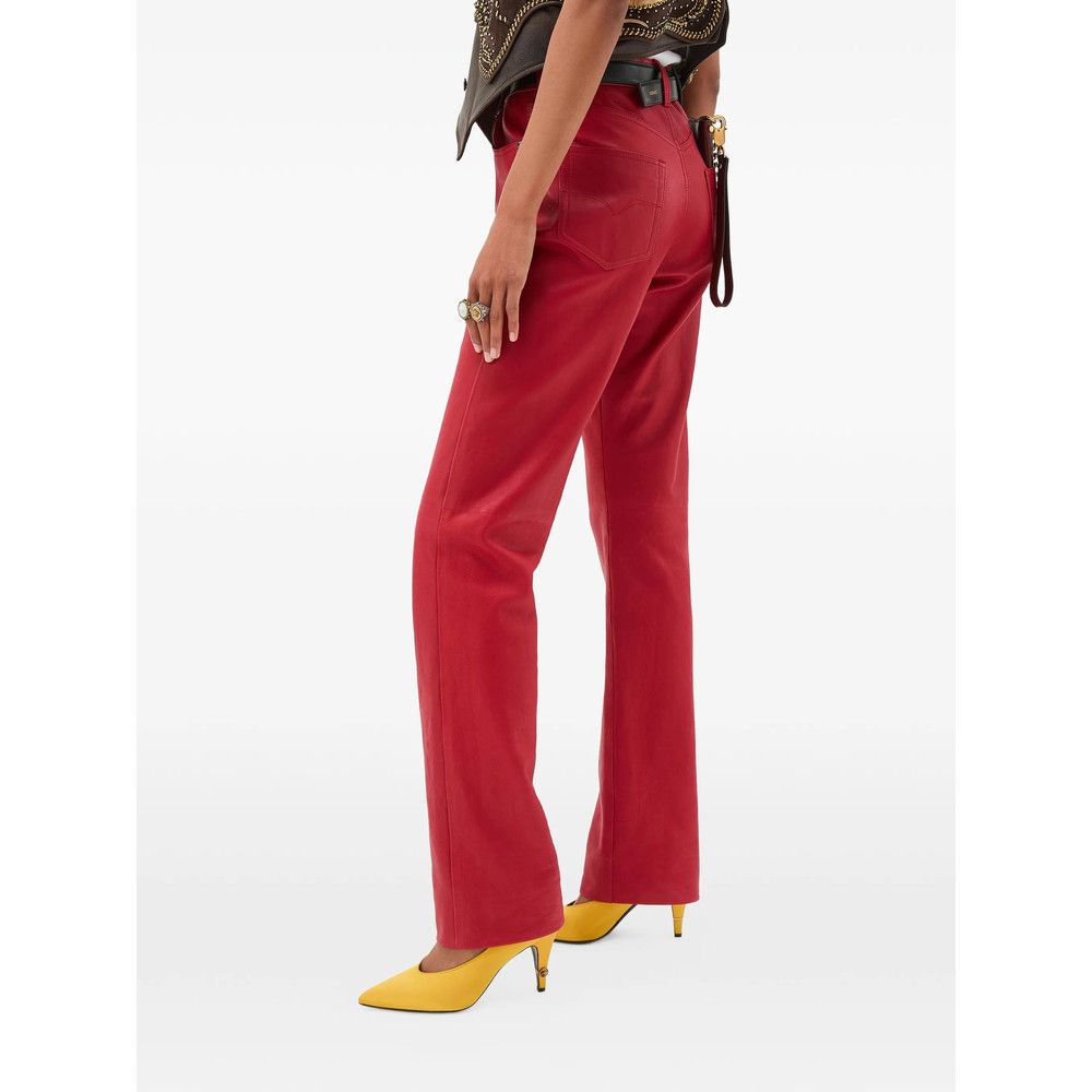 Versace Versace RED Trousers - Straight Trousers Size 27" / US 4 / IT 40 - 4 Thumbnail