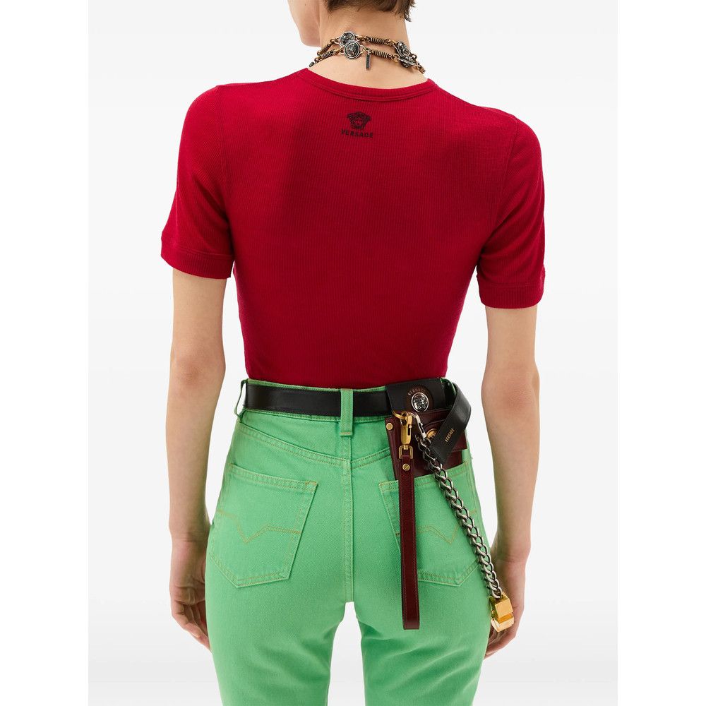 Versace Versace RED Tops - T-shirts & Jerseys Size S / US 4 / IT 40 - 3 Thumbnail