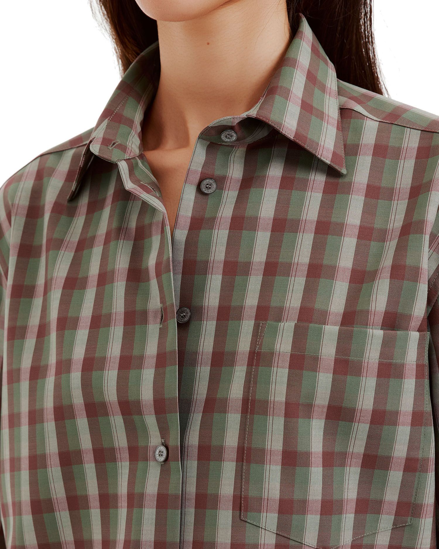 Acne Studios Acne Studios Plaid Short Sleeve Shirt Size M / US 6-8 / IT 42-44 - 5 Thumbnail