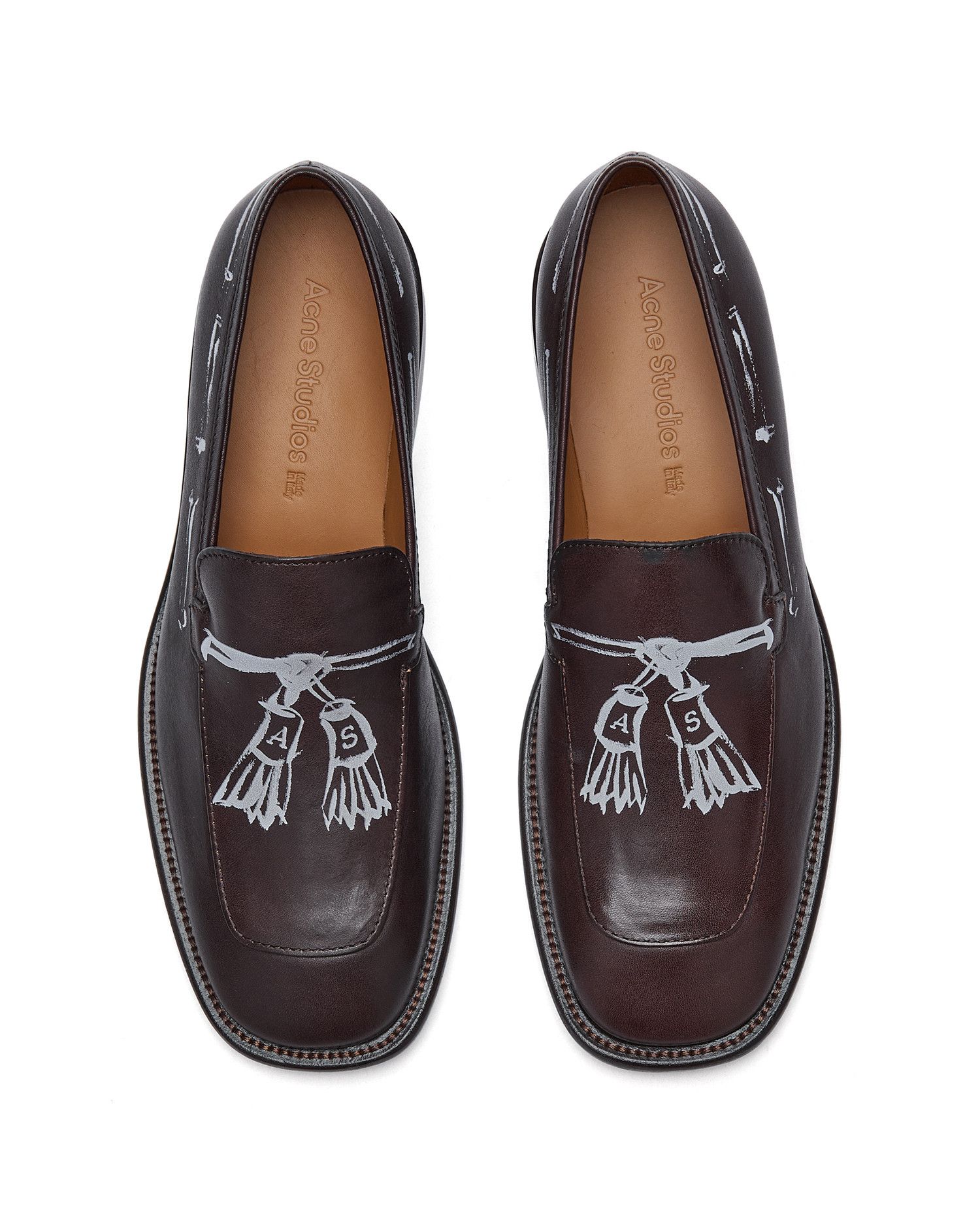 Acne Studios Acne Studios Fringe Printed Loafers Size US 8 / IT 38 - 6 Thumbnail