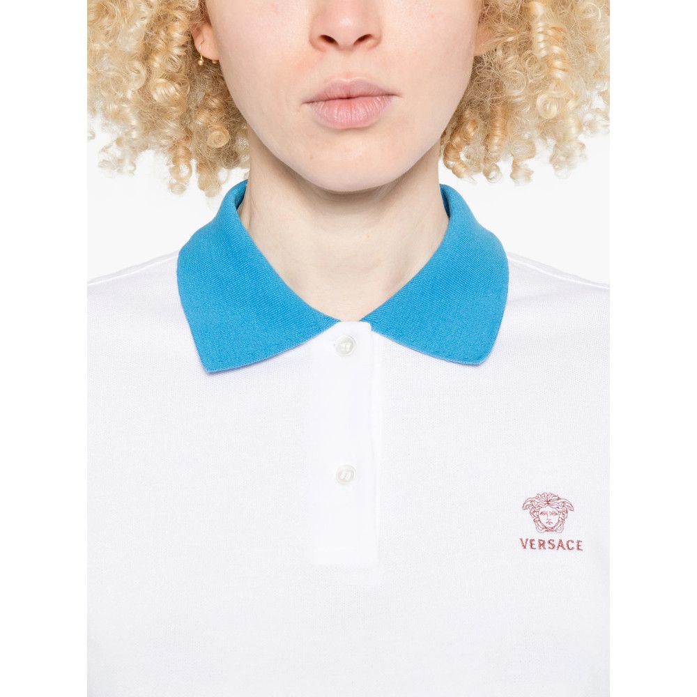 Versace Versace WHITE Tops - Polo Tops Size XS / US 0-2 / IT 36-38 - 5 Thumbnail