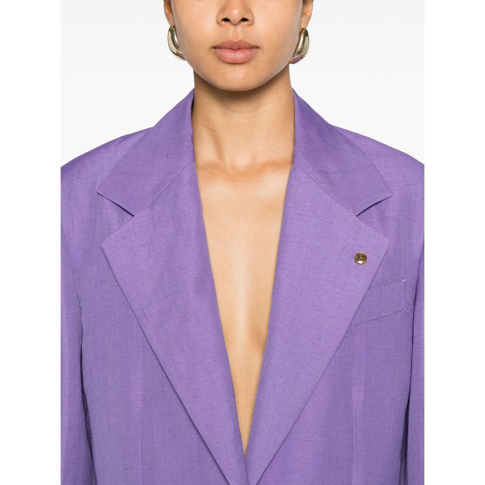 Versace Versace PURPLE Jackets - Blazers Size S / US 4 / IT 40 - 2 Thumbnail