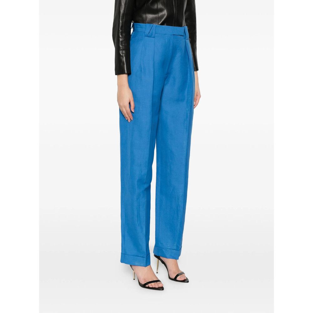 Versace Versace BLUE Trousers - Straight Trousers Size 26" / US 2 / IT 38 - 5 Thumbnail