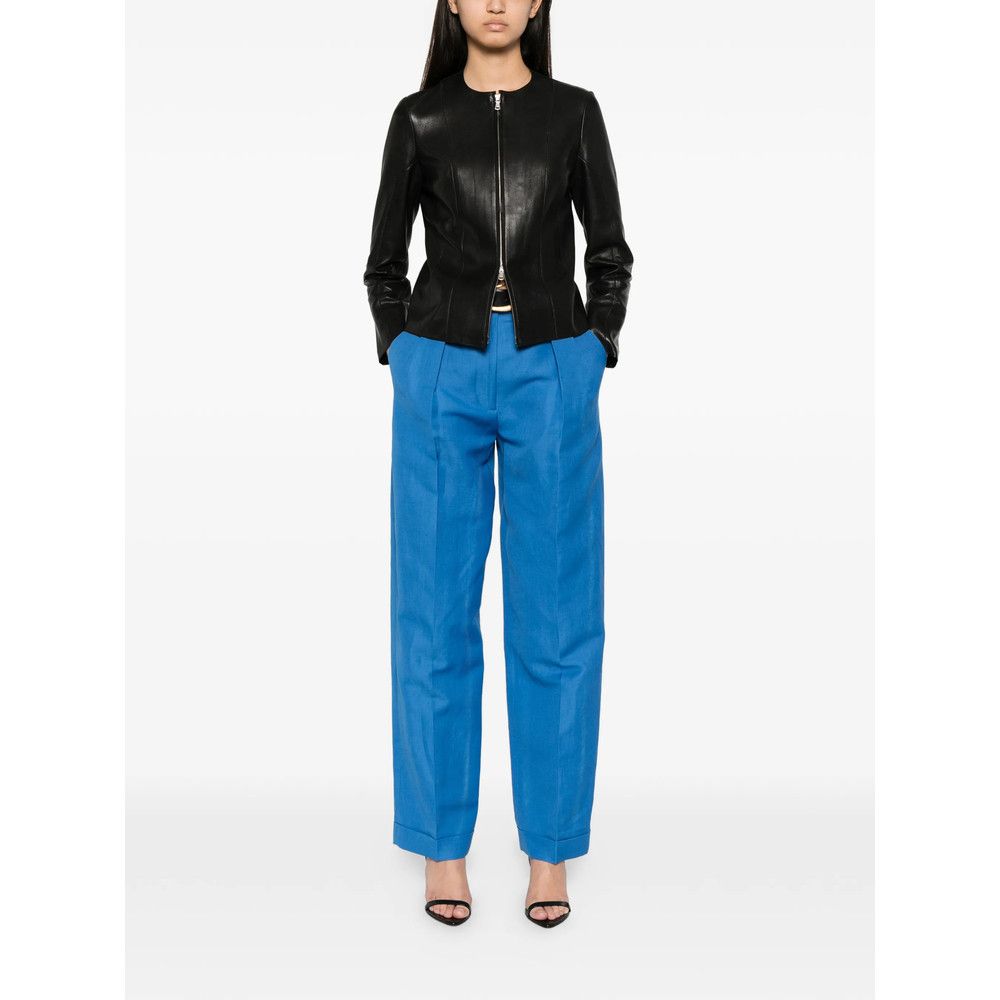 Versace Versace BLUE Trousers - Straight Trousers Size 26" / US 2 / IT 38 - 3 Thumbnail