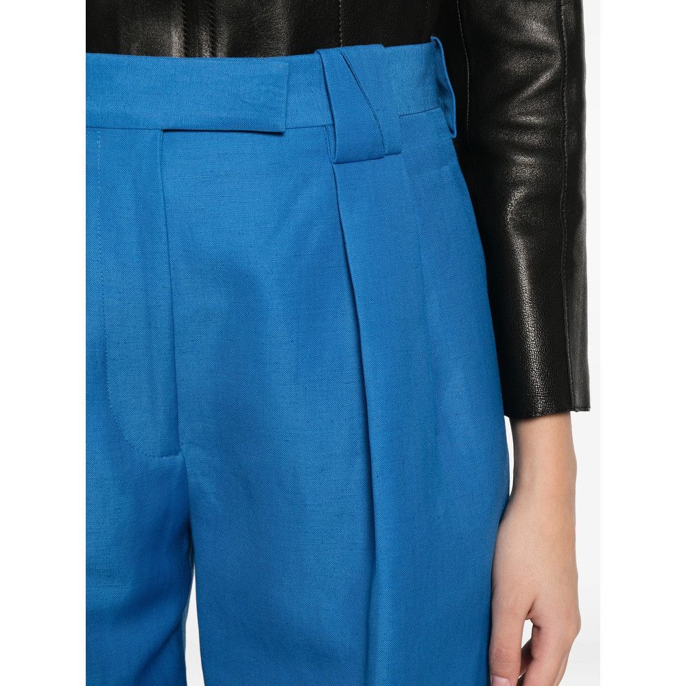 Versace Versace BLUE Trousers - Straight Trousers Size 26" / US 2 / IT 38 - 2 Thumbnail