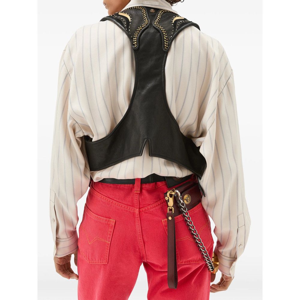 Versace Versace BLACK Jackets - Waistcoat & Gilets Size S / US 4 / IT 40 - 2 Thumbnail