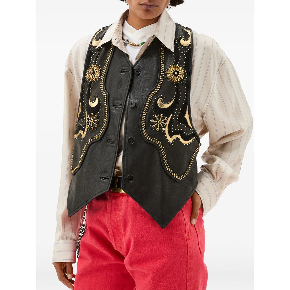 Versace Versace BLACK Jackets - Waistcoat & Gilets Size S / US 4 / IT 40 - 4 Thumbnail