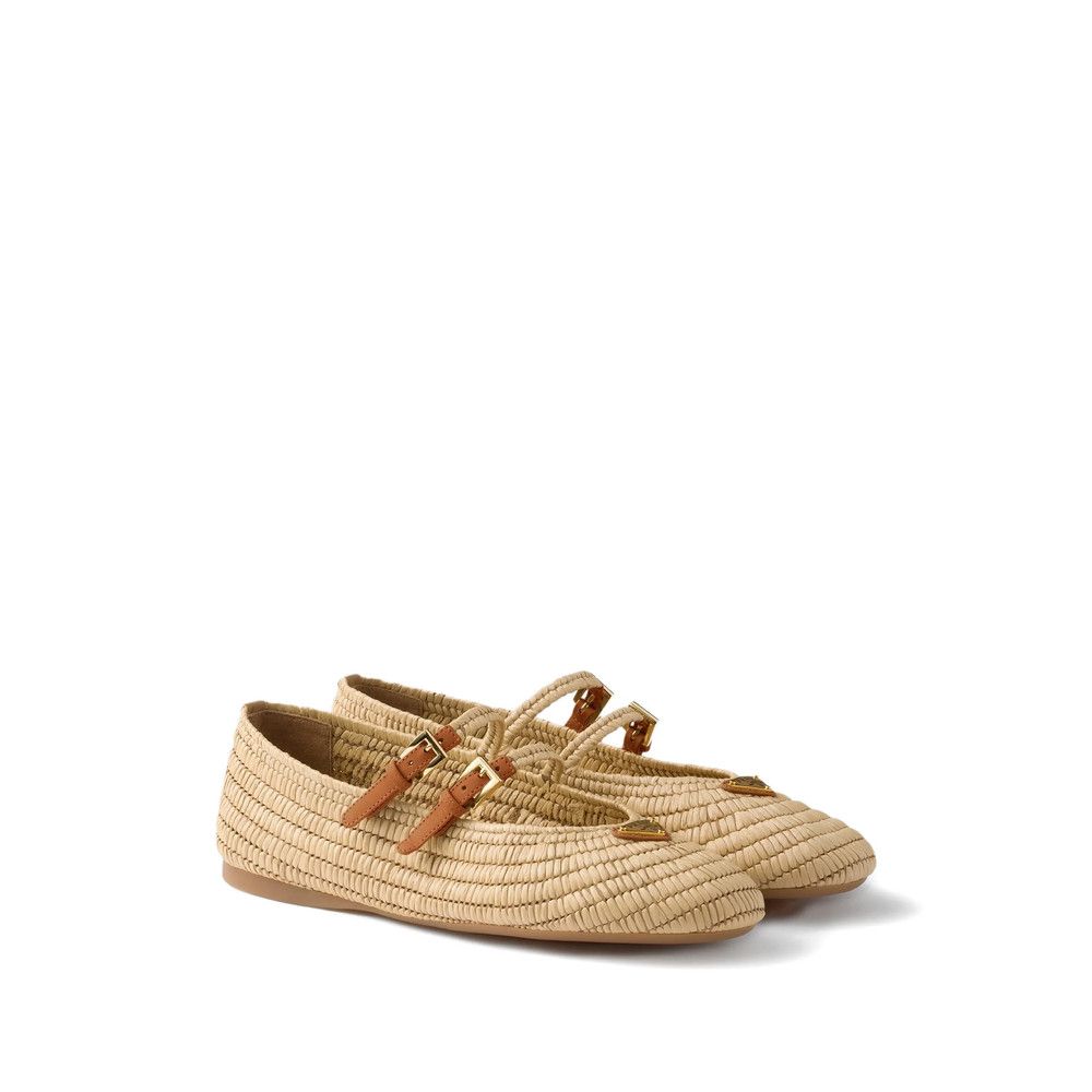 Prada Prada NEUTRALS Ballet Flats Size US 8 / IT 38 - 2 Thumbnail