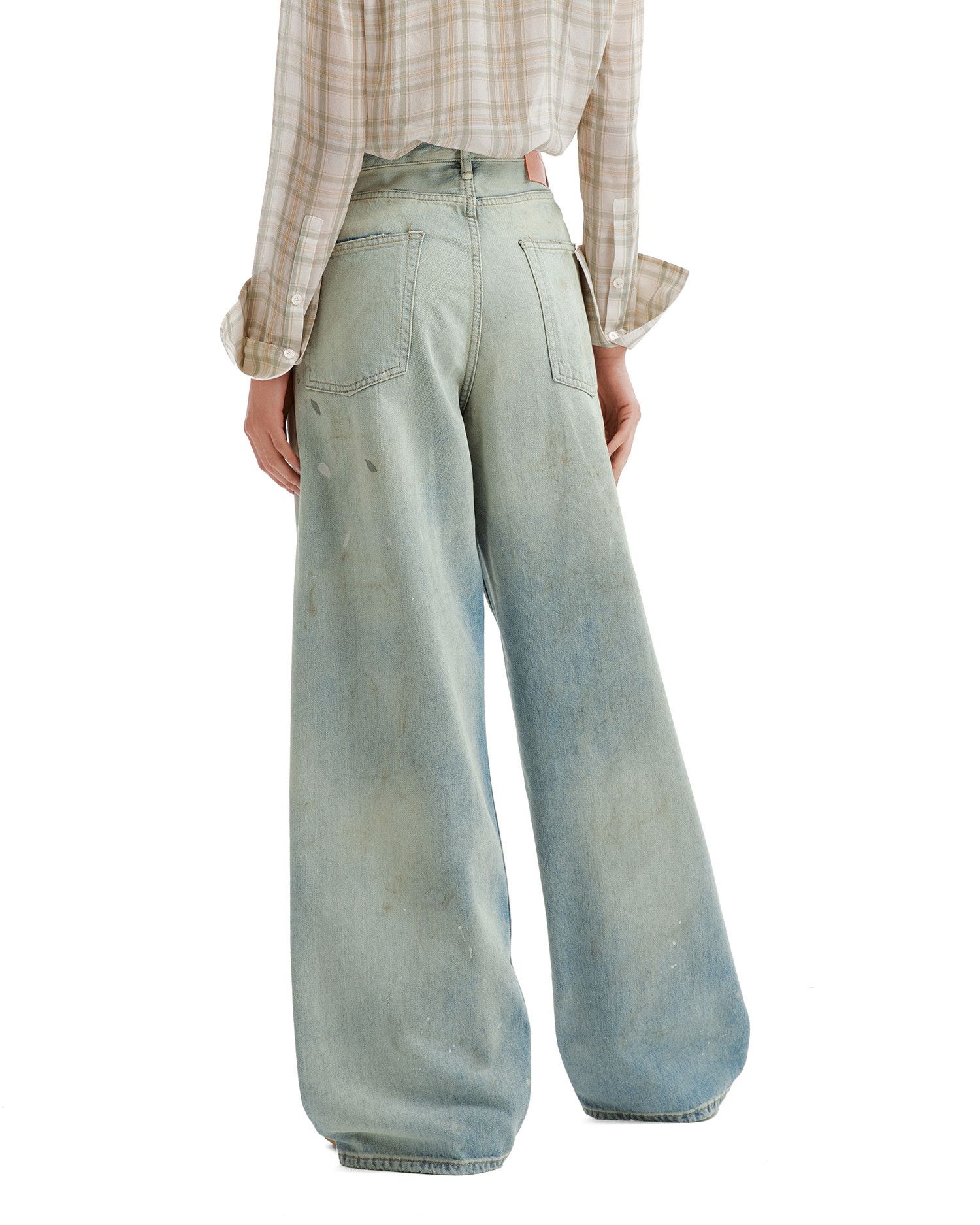 Acne Studios Acne Studios 1981 BAGGY FIT Splatter Distressed Design Jeans Size 24" / US 00 / IT 34 - 4 Thumbnail