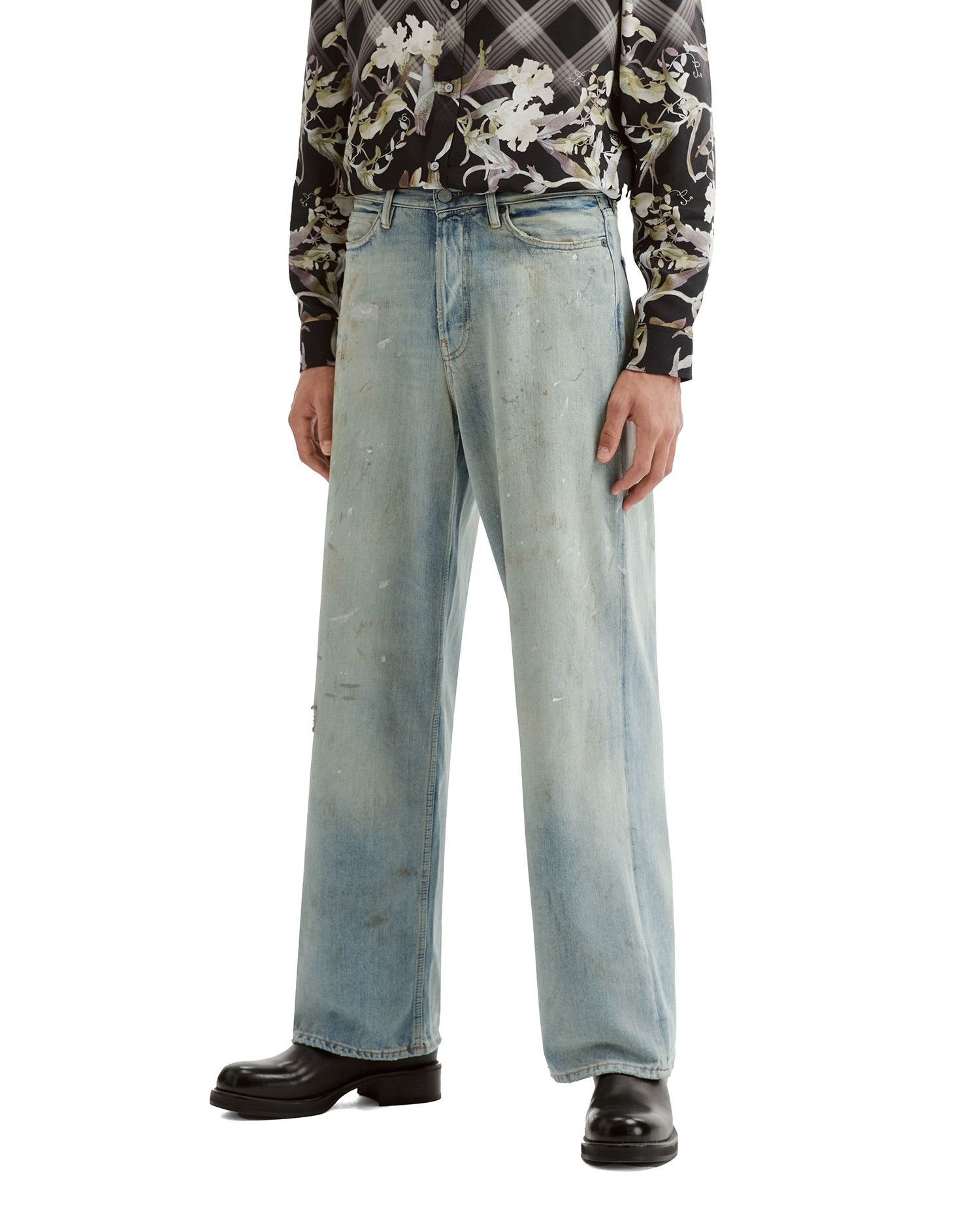 Acne Studios Acne Studios Splatter Distressed Design Jeans Size US 34 / EU 50 - 3 Thumbnail