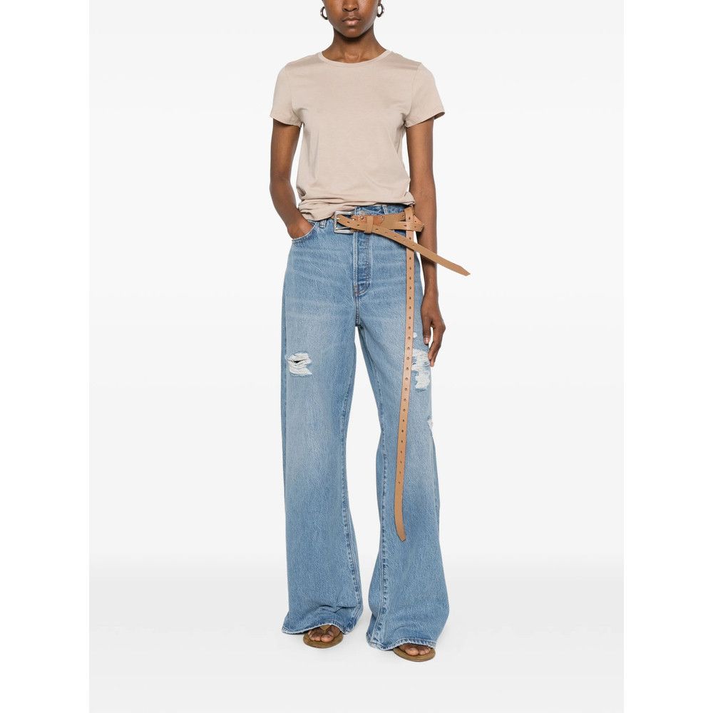 Frame Frame BLUE Denim - Wide-Leg Jeans Size 25" / US 0 / IT 36 - 3 Thumbnail