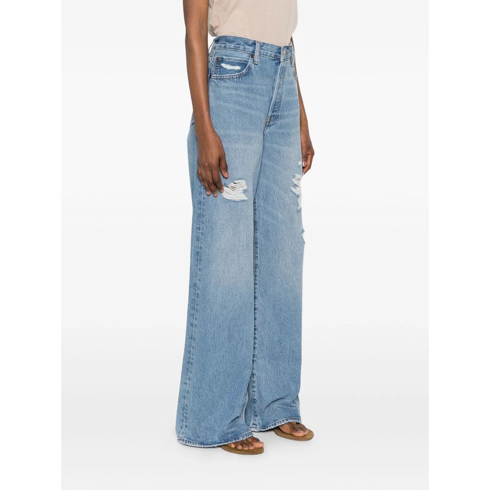 Frame Frame BLUE Denim - Wide-Leg Jeans Size 27" / US 4 / IT 40 - 2 Thumbnail