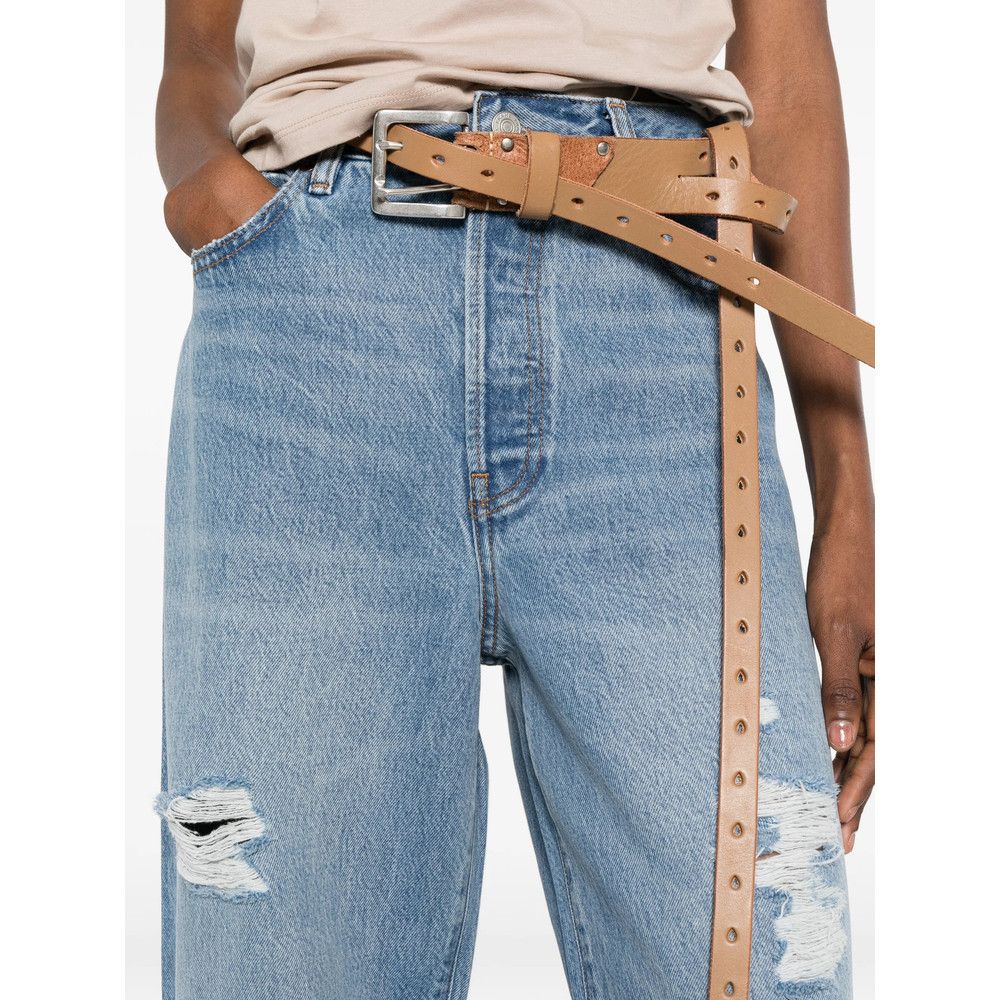 Frame Frame BLUE Denim - Wide-Leg Jeans Size 27" / US 4 / IT 40 - 4 Thumbnail