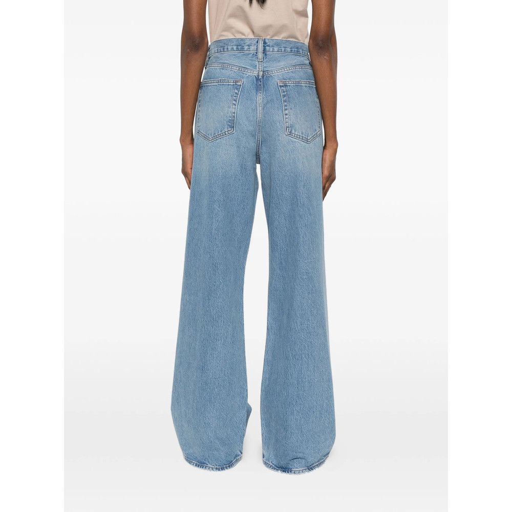 Frame Frame BLUE Denim - Wide-Leg Jeans Size 28" / US 6 / IT 42 - 5 Thumbnail