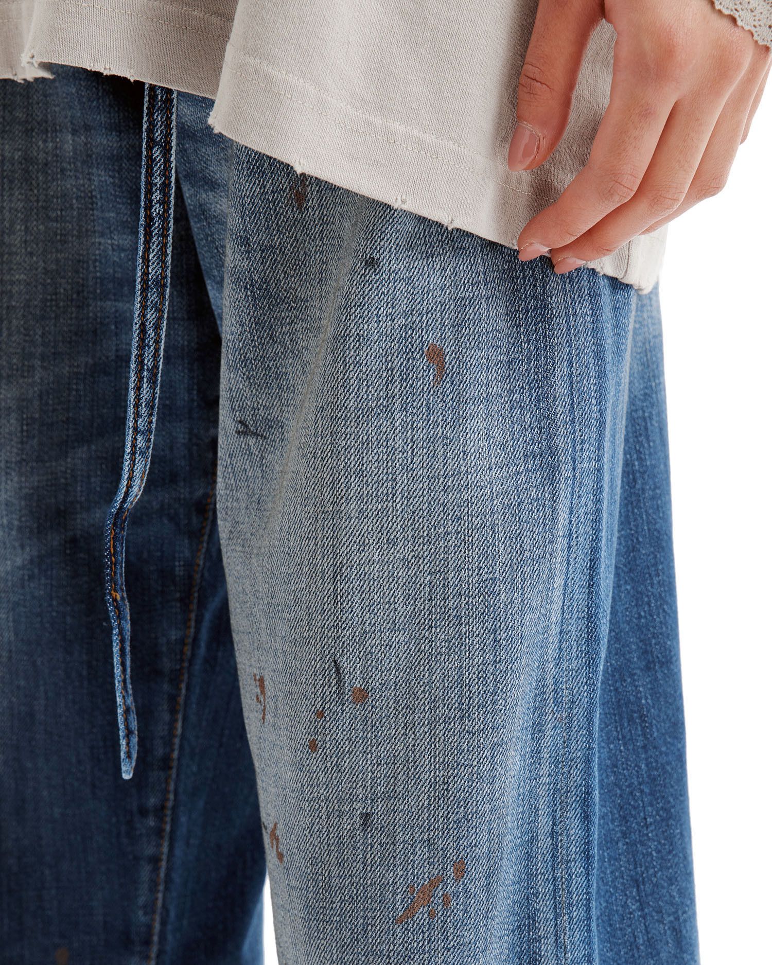 Acne Studios Acne Studios C001131991BLXTRAS26 Ornament Belt Ripped Jeans Size 26" / US 2 / IT 38 - 5 Thumbnail
