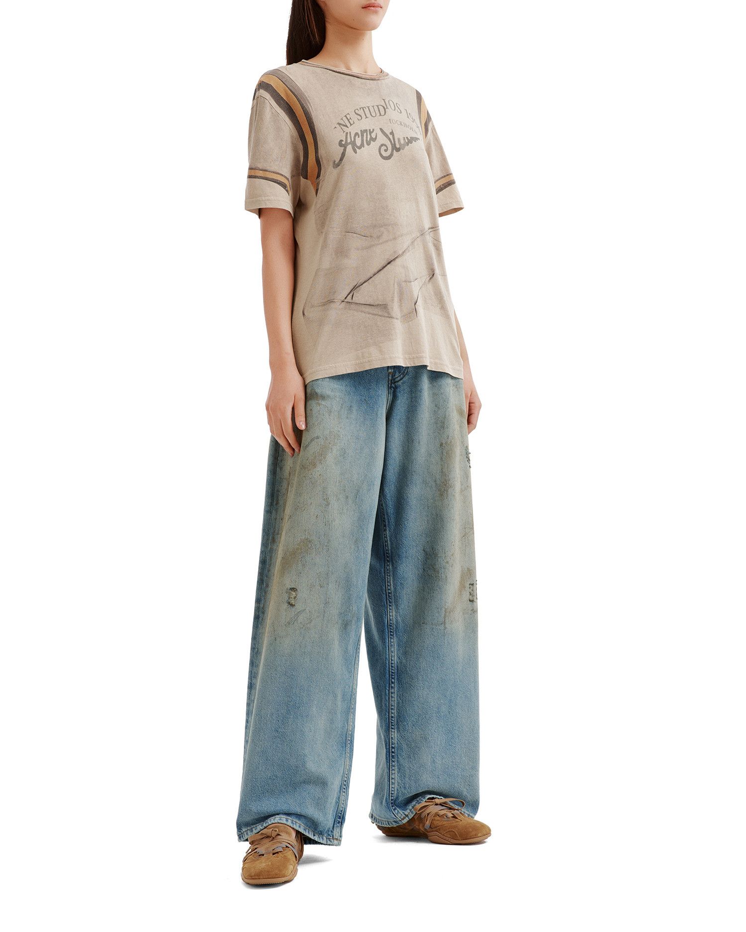 Acne Studios Acne Studios 2023 SUPER BAGGY Distressed Design Jeans Size 22" - 2 Thumbnail