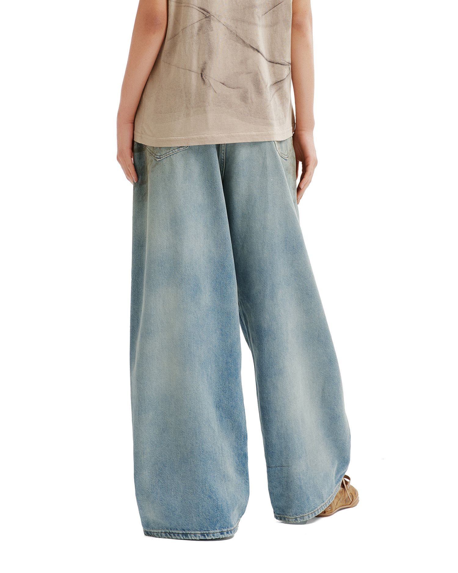 Acne Studios Acne Studios 2023 SUPER BAGGY Distressed Design Jeans Size 22" - 4 Thumbnail