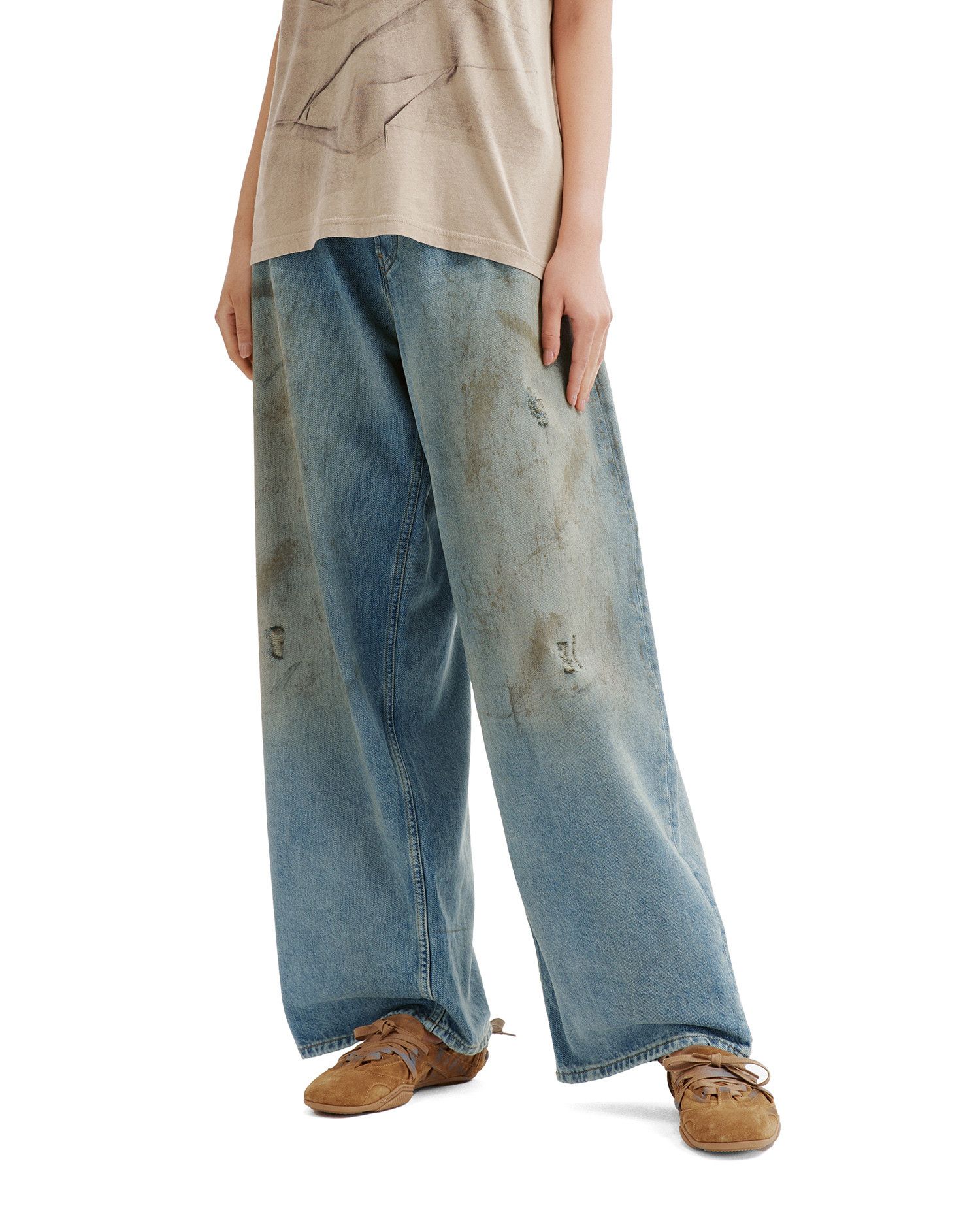 Acne Studios Acne Studios 2023 SUPER BAGGY Distressed Design Jeans Size 24" / US 00 / IT 34 - 3 Thumbnail