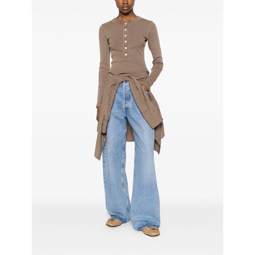 Citizens Of Humanity Citizens Of Humanity BLUE Denim - Wide-Leg Jeans Size 24" / US 00 / IT 34 - 2 Thumbnail