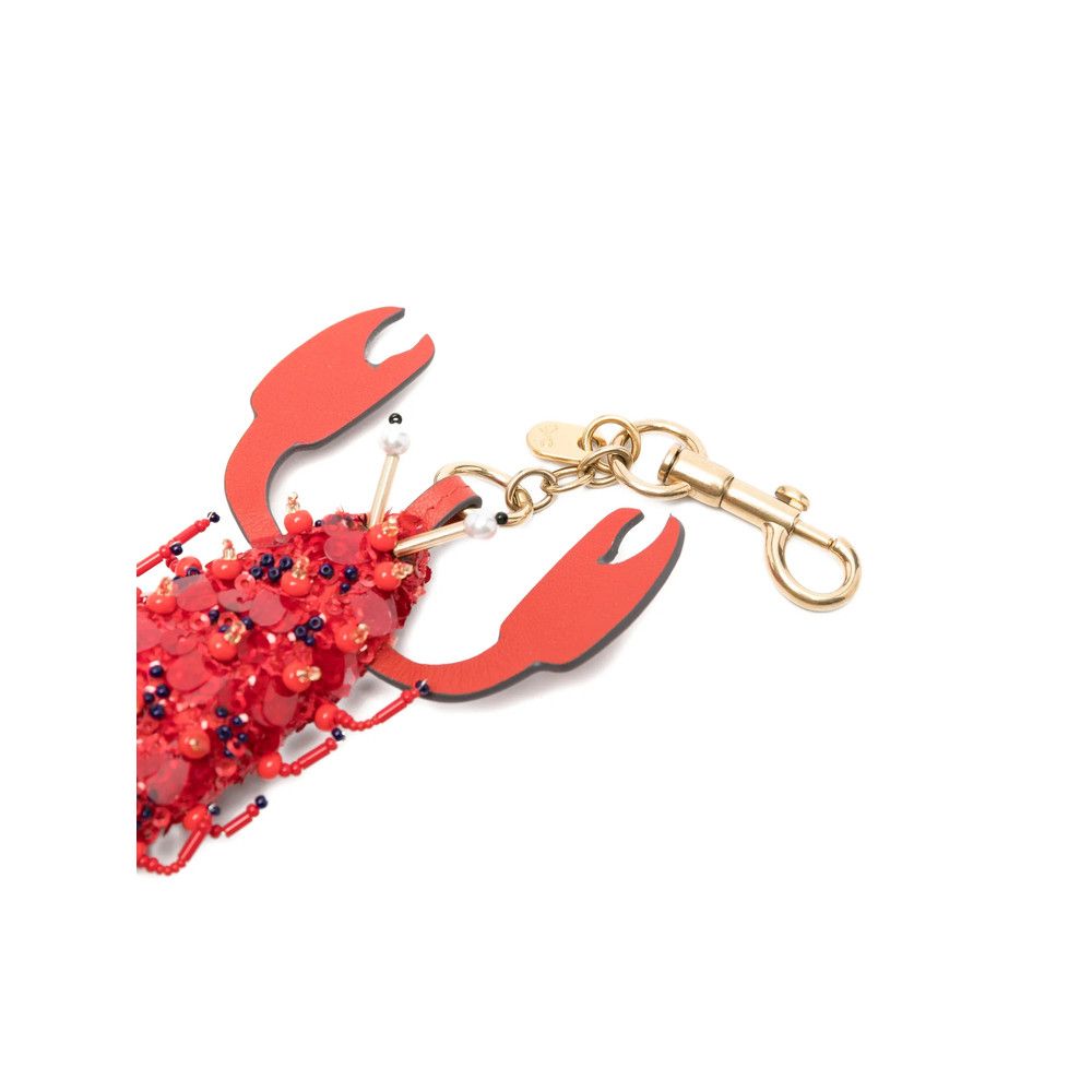 Anya Hindmarch Anya Hindmarch RED Keyrings & Chains Size ONE SIZE - 3 Thumbnail