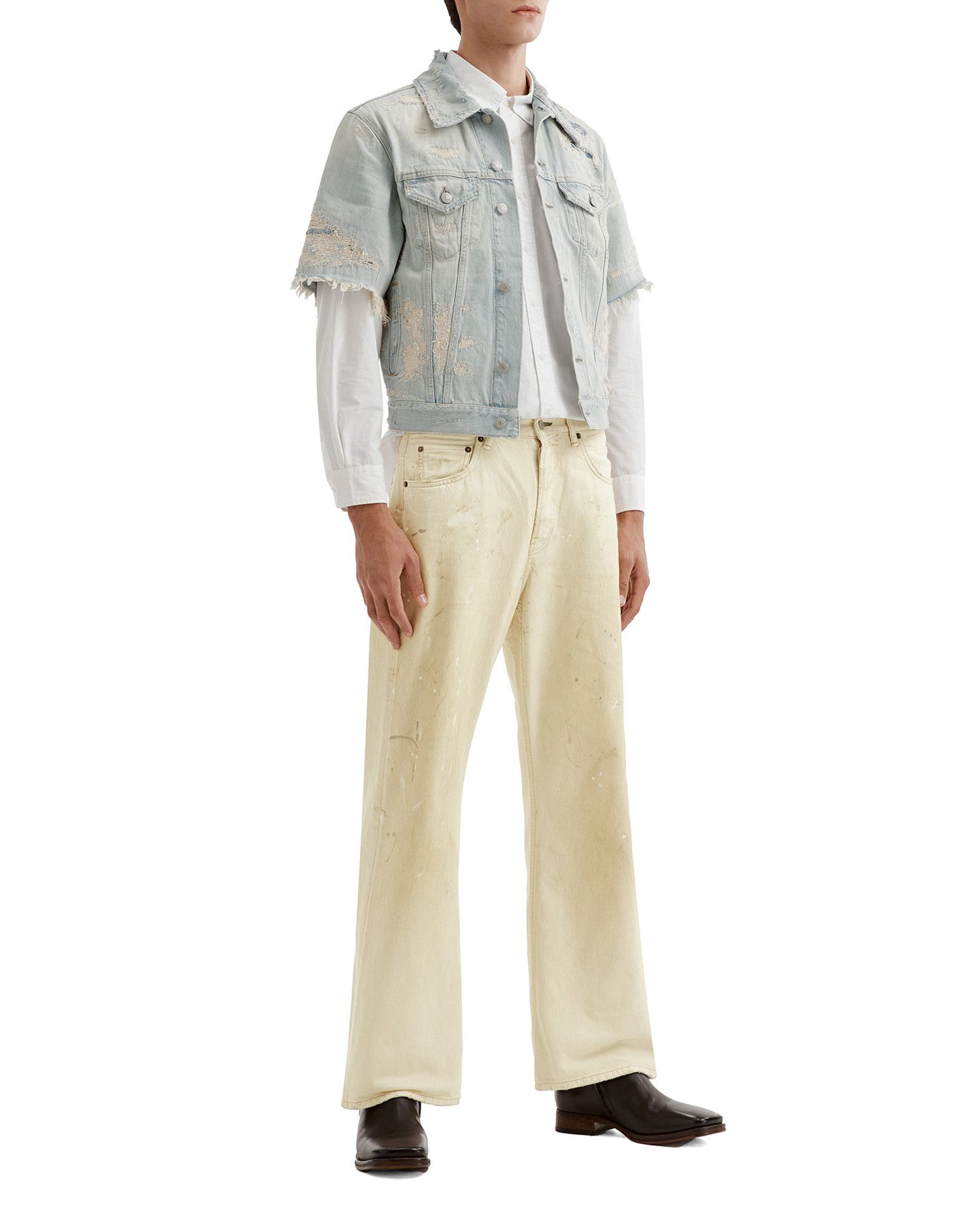 Acne Studios Acne Studios Splatter Distressed Design Jeans Size US 28 / EU 44 - 2 Thumbnail