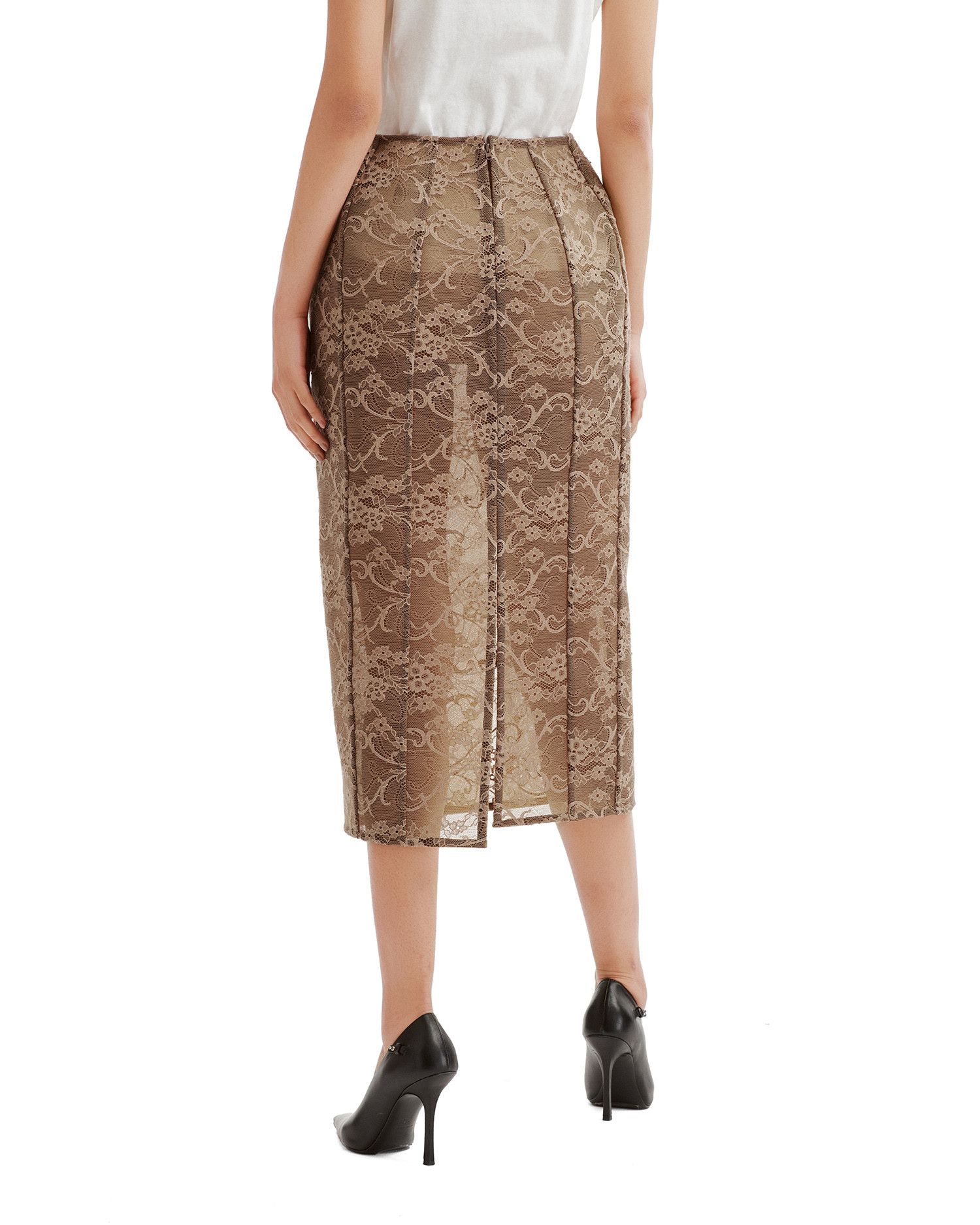 Acne Studios Acne Studios Lace Floral Pattern Skirt Size L / US 10 / IT 46 - 4 Thumbnail