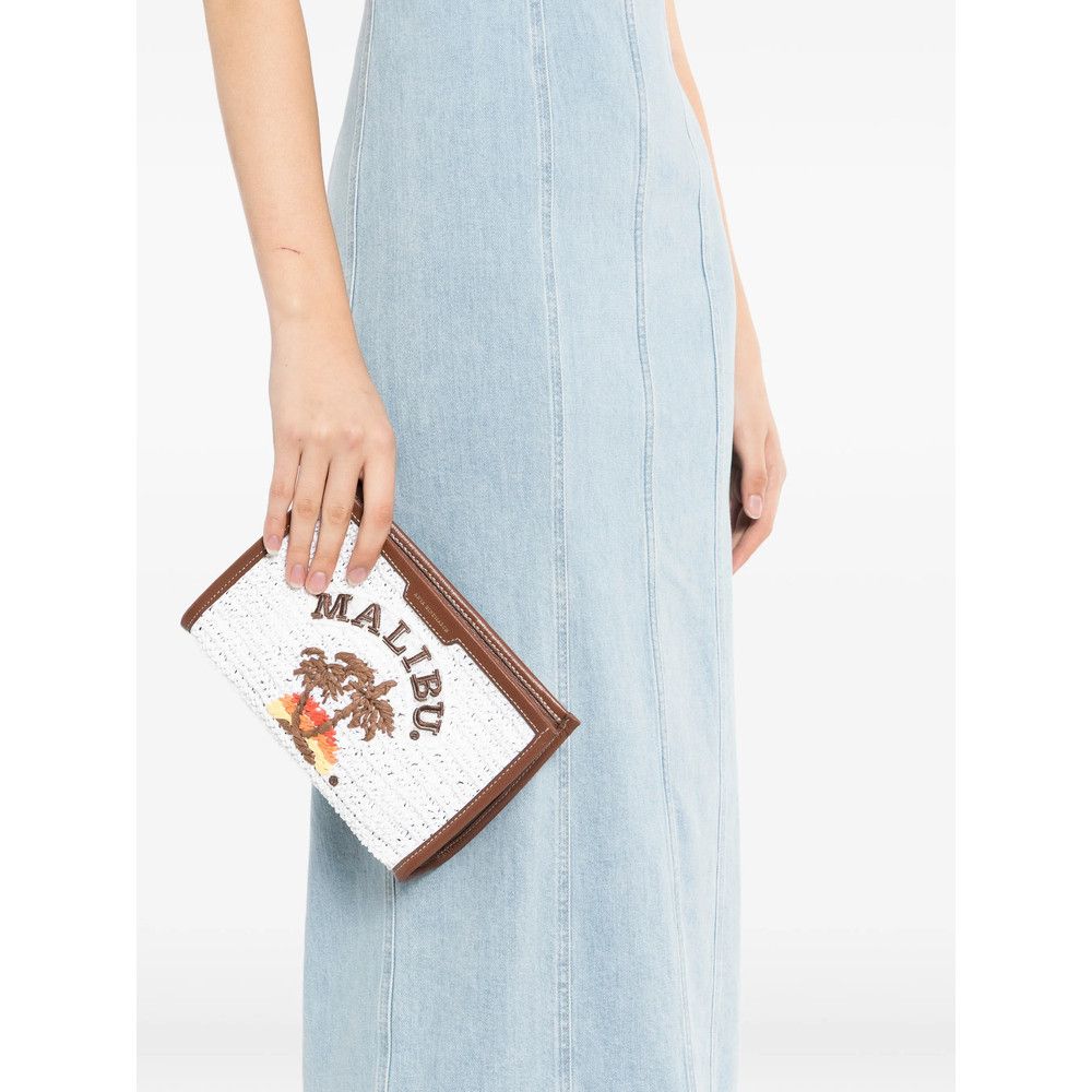 Anya Hindmarch Anya Hindmarch WHITE Clutch Bags Size ONE SIZE - 4 Thumbnail