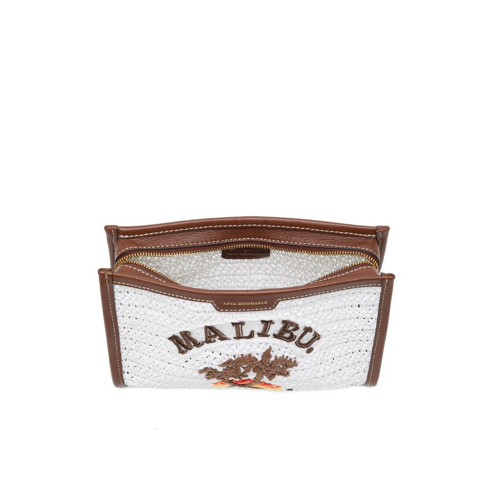 Anya Hindmarch Anya Hindmarch WHITE Clutch Bags Size ONE SIZE - 3 Thumbnail