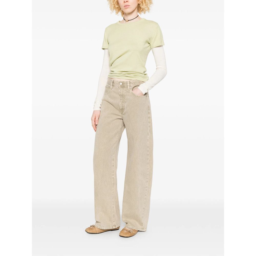 Frame Frame NEUTRALS Denim - Wide-Leg Jeans Size 25" / US 0 / IT 36 - 4 Thumbnail