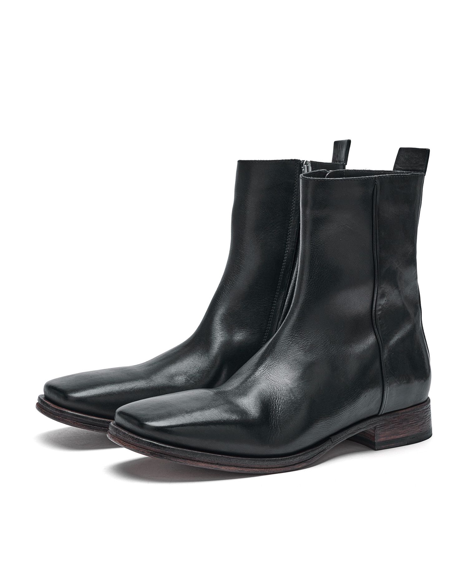 Acne Studios Acne Studios Zipper Square Toe Ankle Boot Size US 10 / EU 43 - 3 Thumbnail