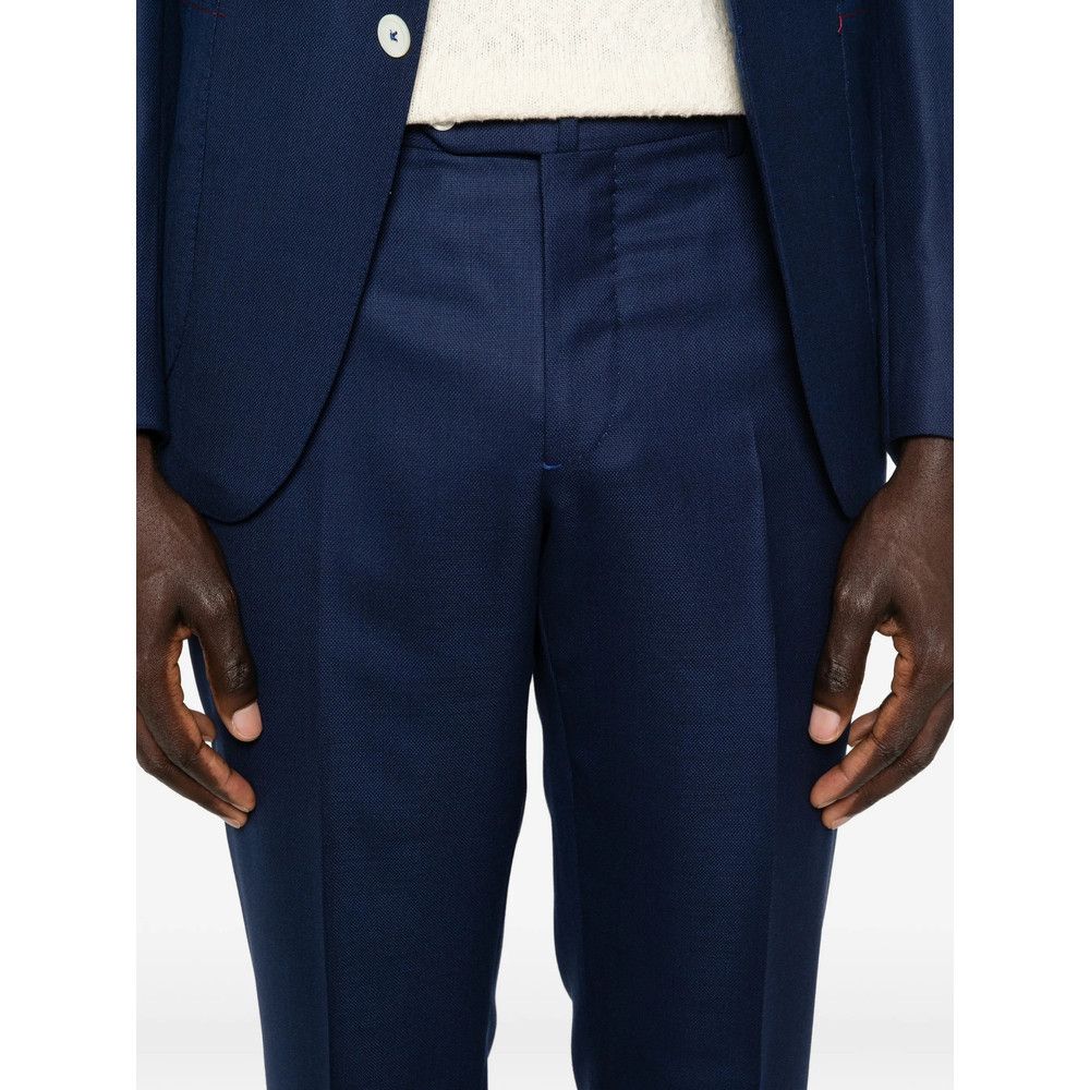 Isaia Isaia BLUE Suits - Single Breasted Suits Size US L / EU 52-54 / 3 - 3 Thumbnail