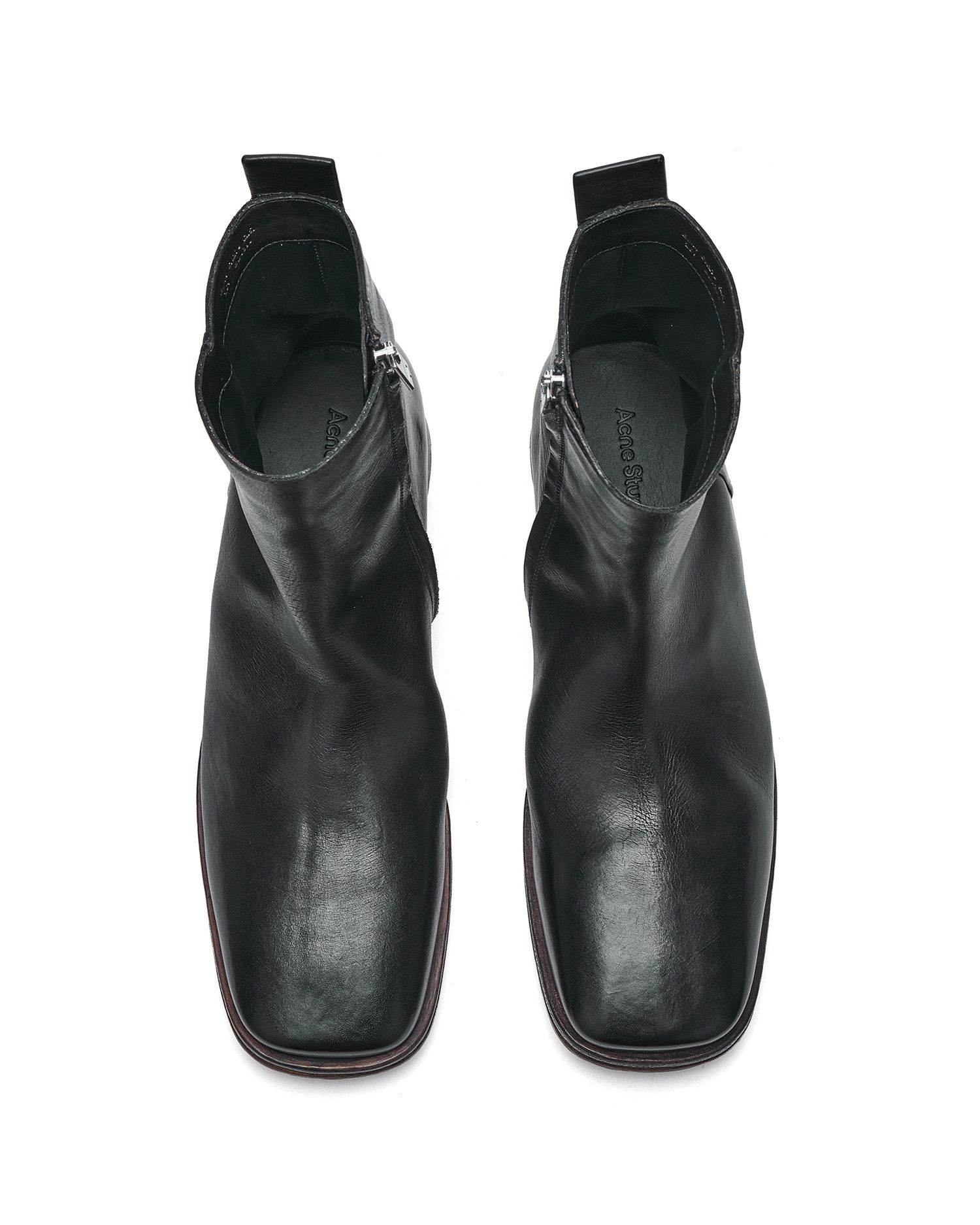 Acne Studios Acne Studios Zipper Square Toe Ankle Boot Size US 10 / EU 43 - 6 Thumbnail