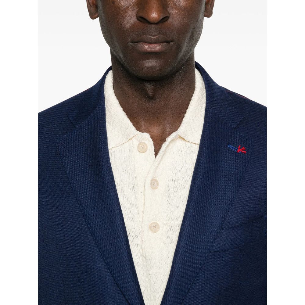 Isaia Isaia BLUE Suits - Single Breasted Suits Size US XXL / EU 58 / 5 - 5 Thumbnail