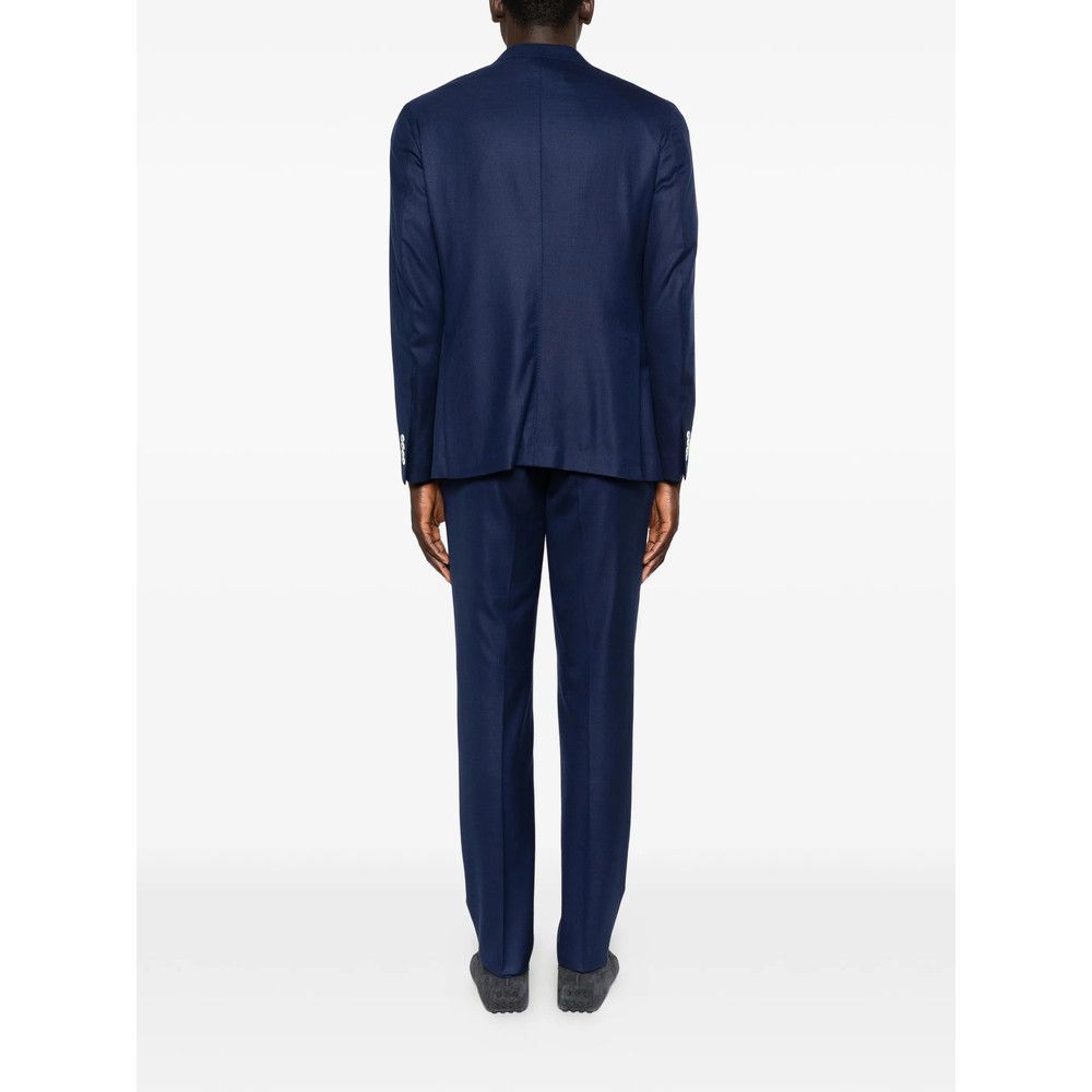Isaia Isaia BLUE Suits - Single Breasted Suits Size US XXL / EU 58 / 5 - 2 Thumbnail