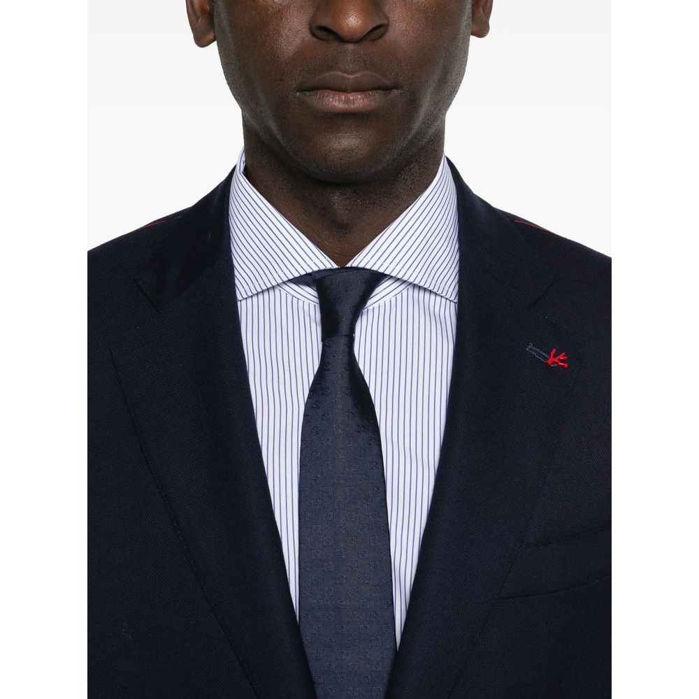 Isaia Isaia BLUE Suits - Single Breasted Suits Size US L / EU 52-54 / 3 - 5 Thumbnail