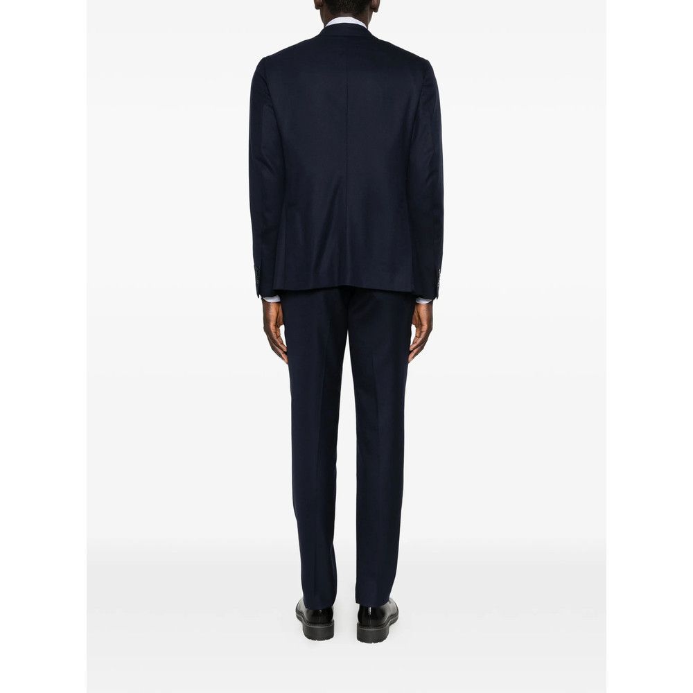 Isaia Isaia BLUE Suits - Single Breasted Suits Size US XXL / EU 58 / 5 - 3 Thumbnail