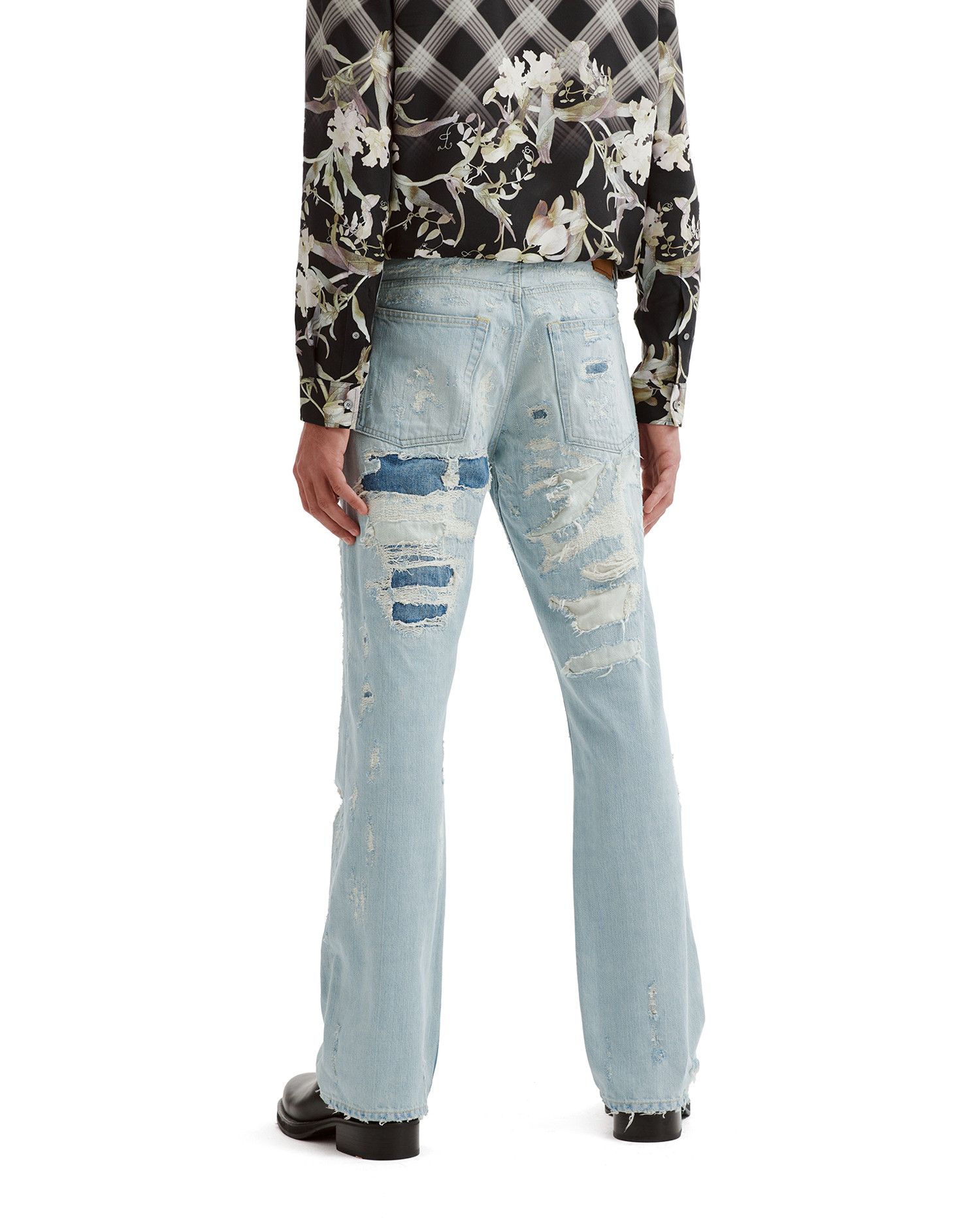 Acne Studios Acne Studios Ripped Spliced Jeans Size US 28 / EU 44 - 4 Thumbnail