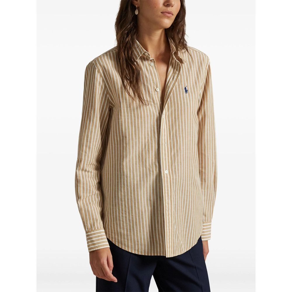 Ralph Lauren Ralph Lauren NEUTRALS Tops - Shirts Size L / US 10 / IT 46 - 3 Thumbnail