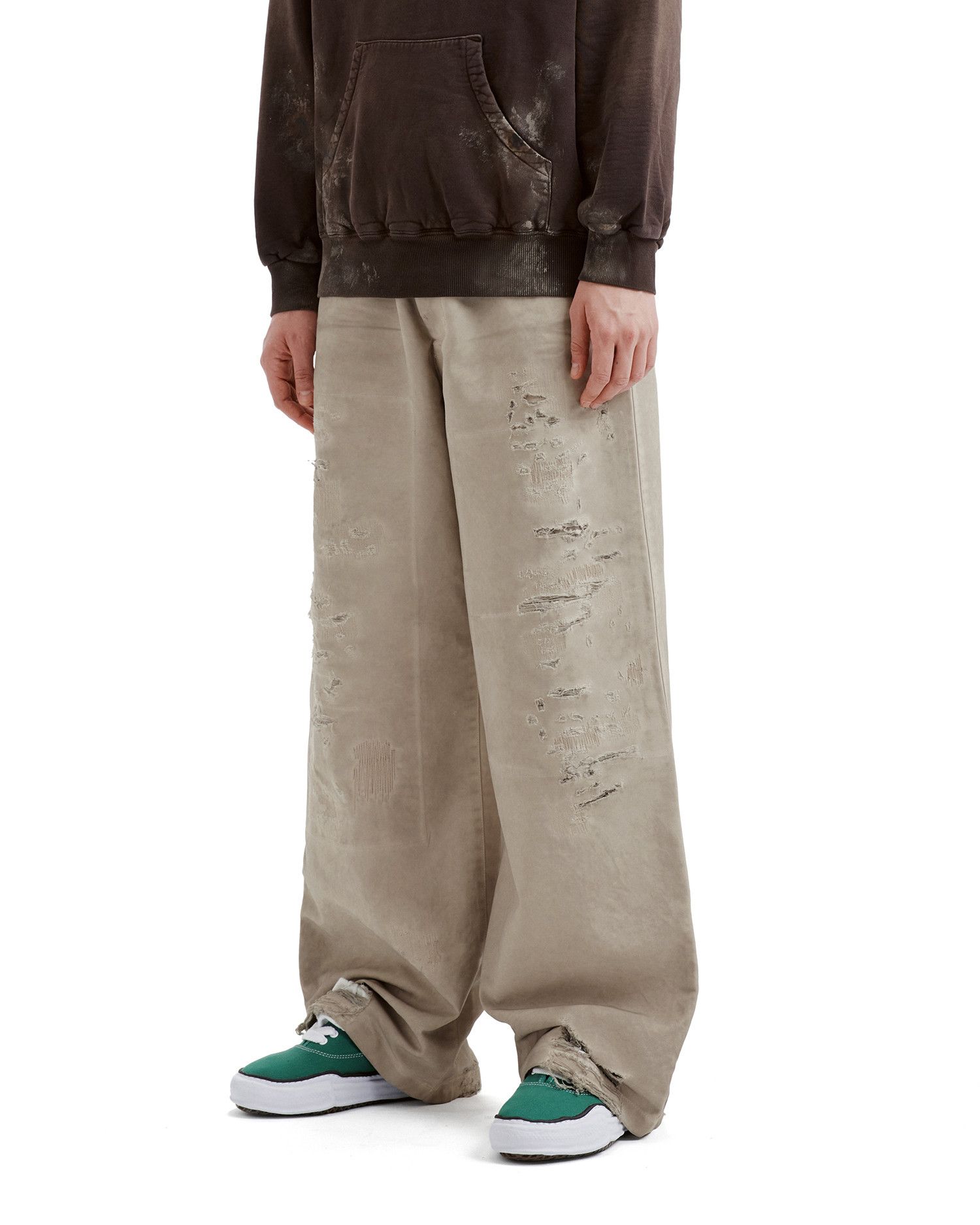 Acne Studios Acne Studios Ripped Wide Leg Pants Size US 42 / EU 58 - 3 Thumbnail