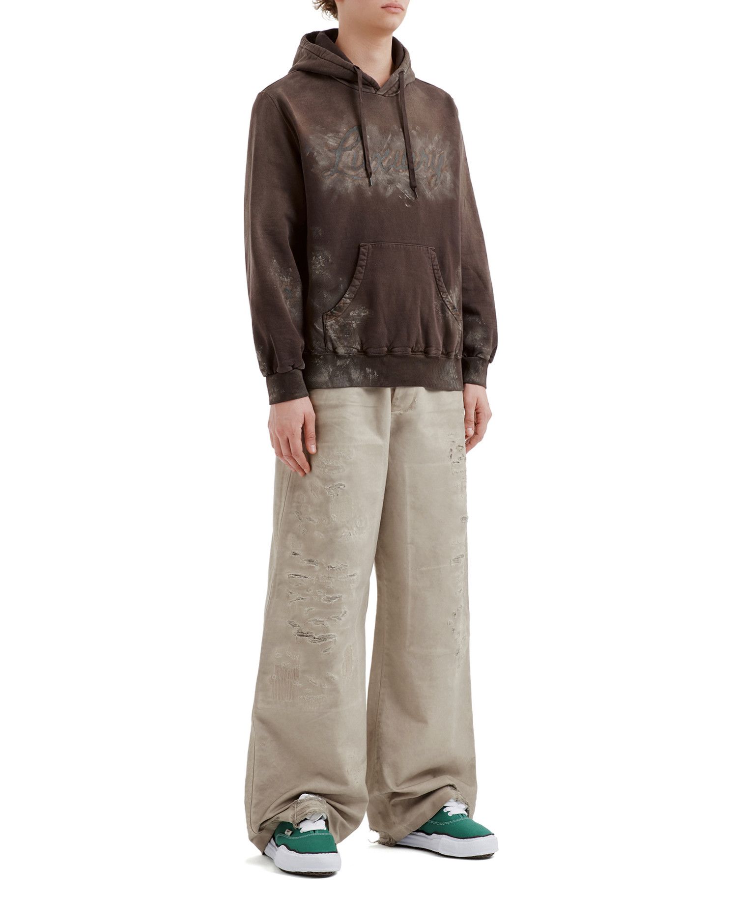 Acne Studios Acne Studios Ripped Wide Leg Pants Size US 42 / EU 58 - 2 Thumbnail