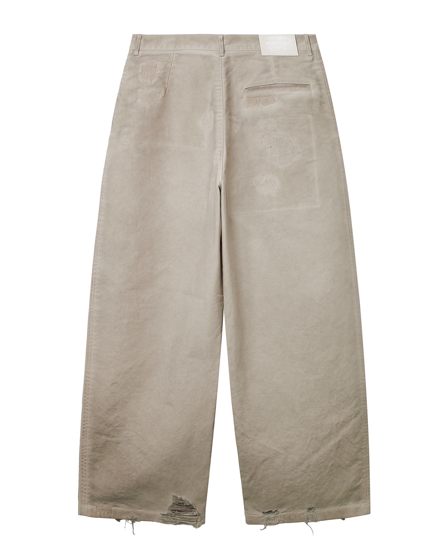 Acne Studios Acne Studios Ripped Wide Leg Pants Size US 42 / EU 58 - 6 Thumbnail