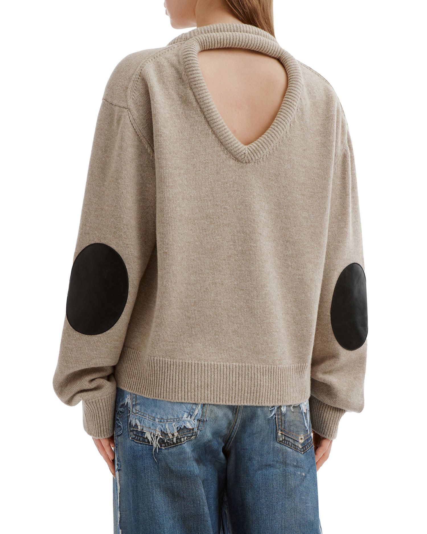 Acne Studios Acne Studios Patched Dice Design Spliced Sweater Size XS / US 0-2 / IT 36-38 - 4 Thumbnail