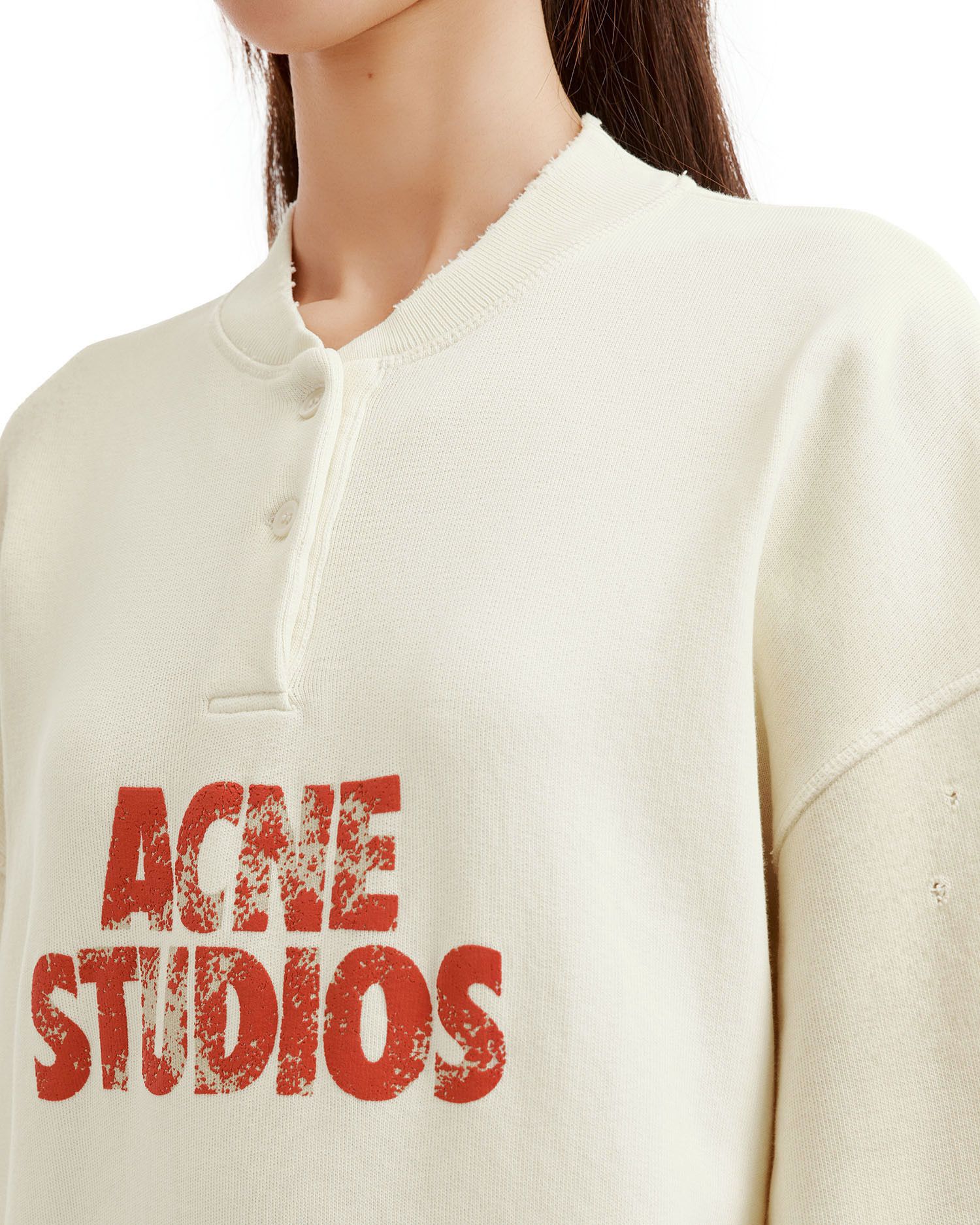 Acne Studios Acne Studios Wear Letter Graphic Sweatshirt Size S / US 4 / IT 40 - 5 Thumbnail