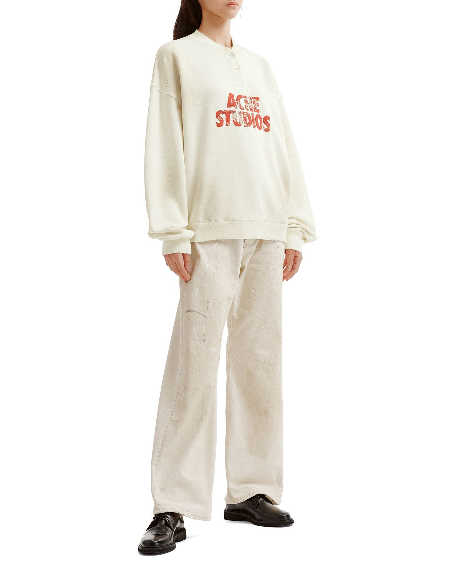 Acne Studios Acne Studios Wear Letter Graphic Sweatshirt Size S / US 4 / IT 40 - 2 Thumbnail